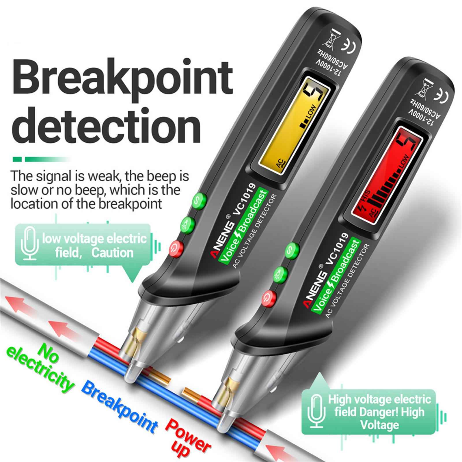 Voltage Tester Household for Electrical Voltage Detector On Off Detection