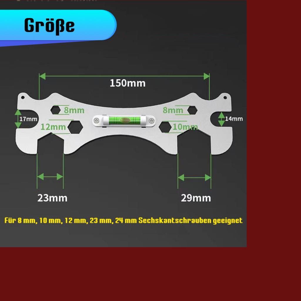 3xHome Wrench Tools with Level Shower Faucet Durable for Bathroom Kitchen
