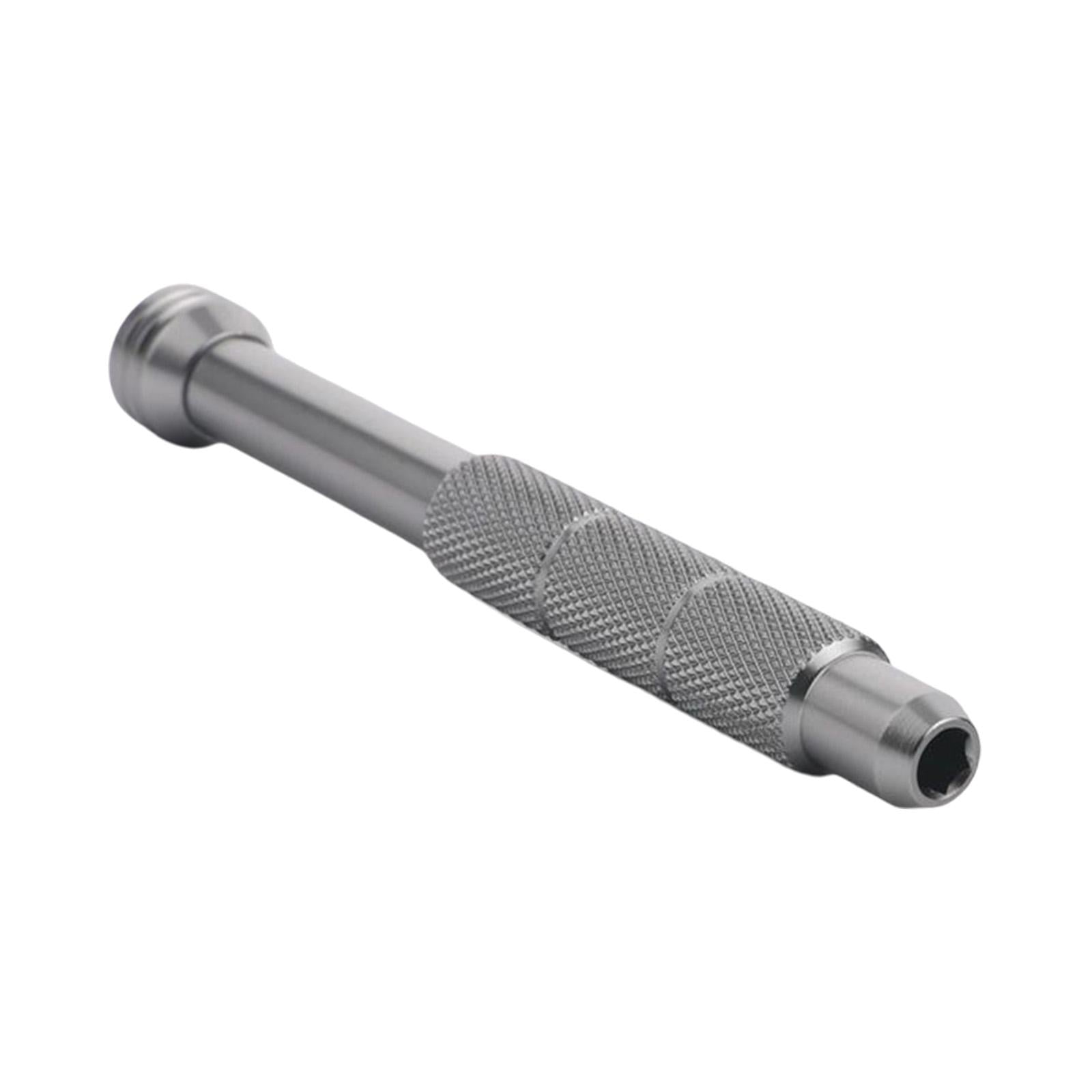 2xHex Screwdriver Shaft Handle for 4mm Screwdriver Bit Magnetic Aluminum