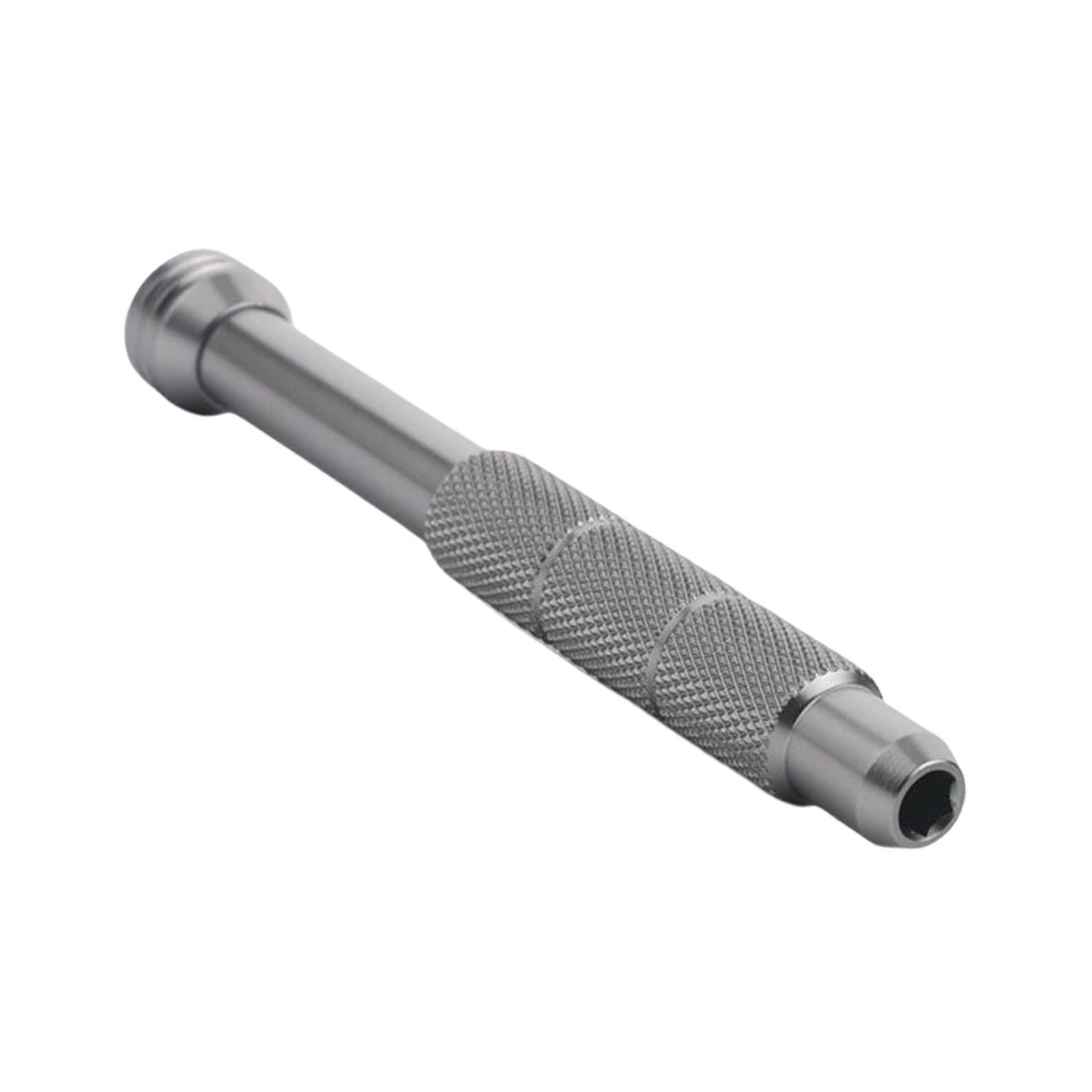 2xHex Screwdriver Shaft Handle for 4mm Screwdriver Bit Magnetic Aluminum