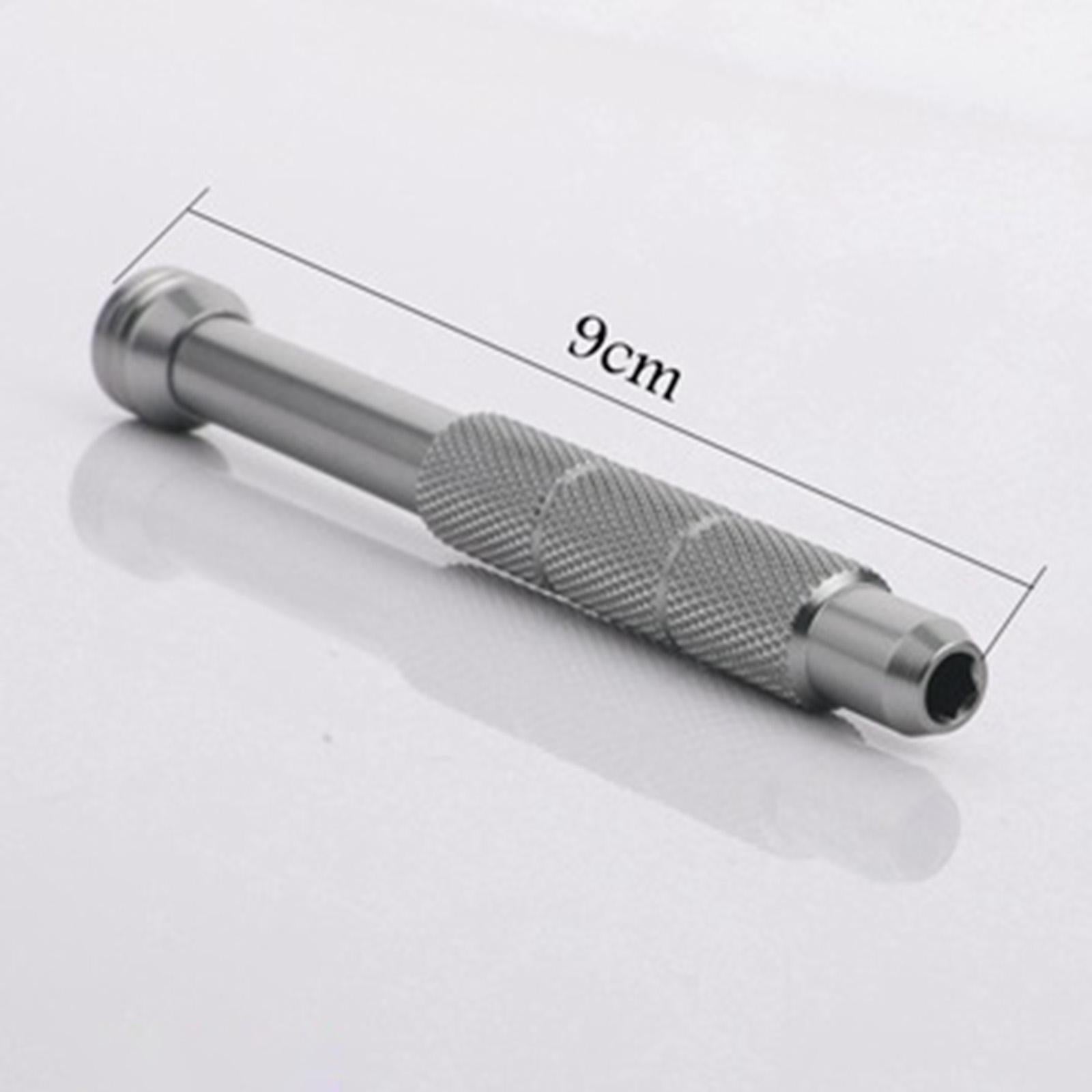 3xHex Screwdriver Shaft Handle for 4mm Screwdriver Bit Magnetic Aluminum
