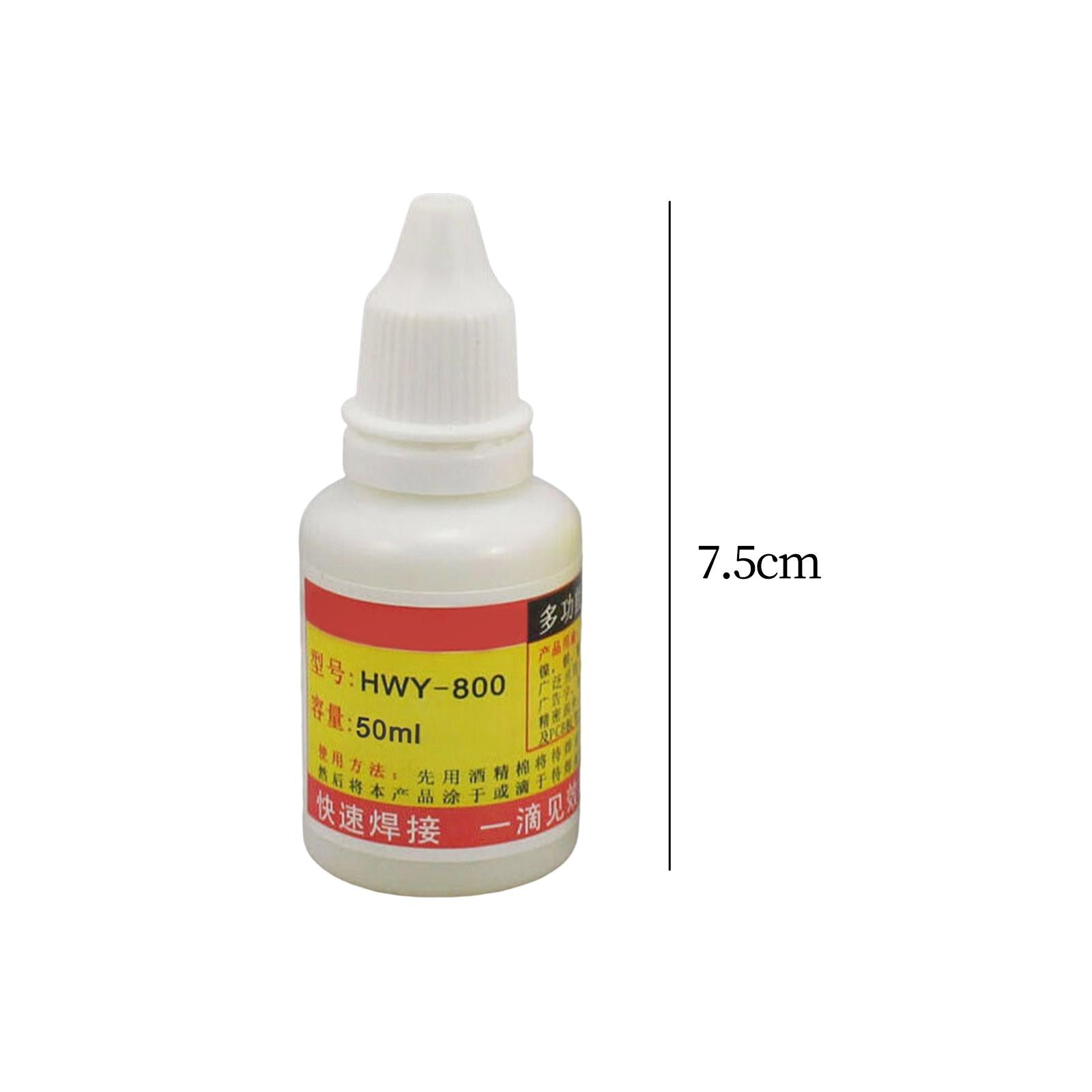 4xSoldering Flux Welding Aid Quick Welding for Stainless Steel Metal Toy Model 50ml