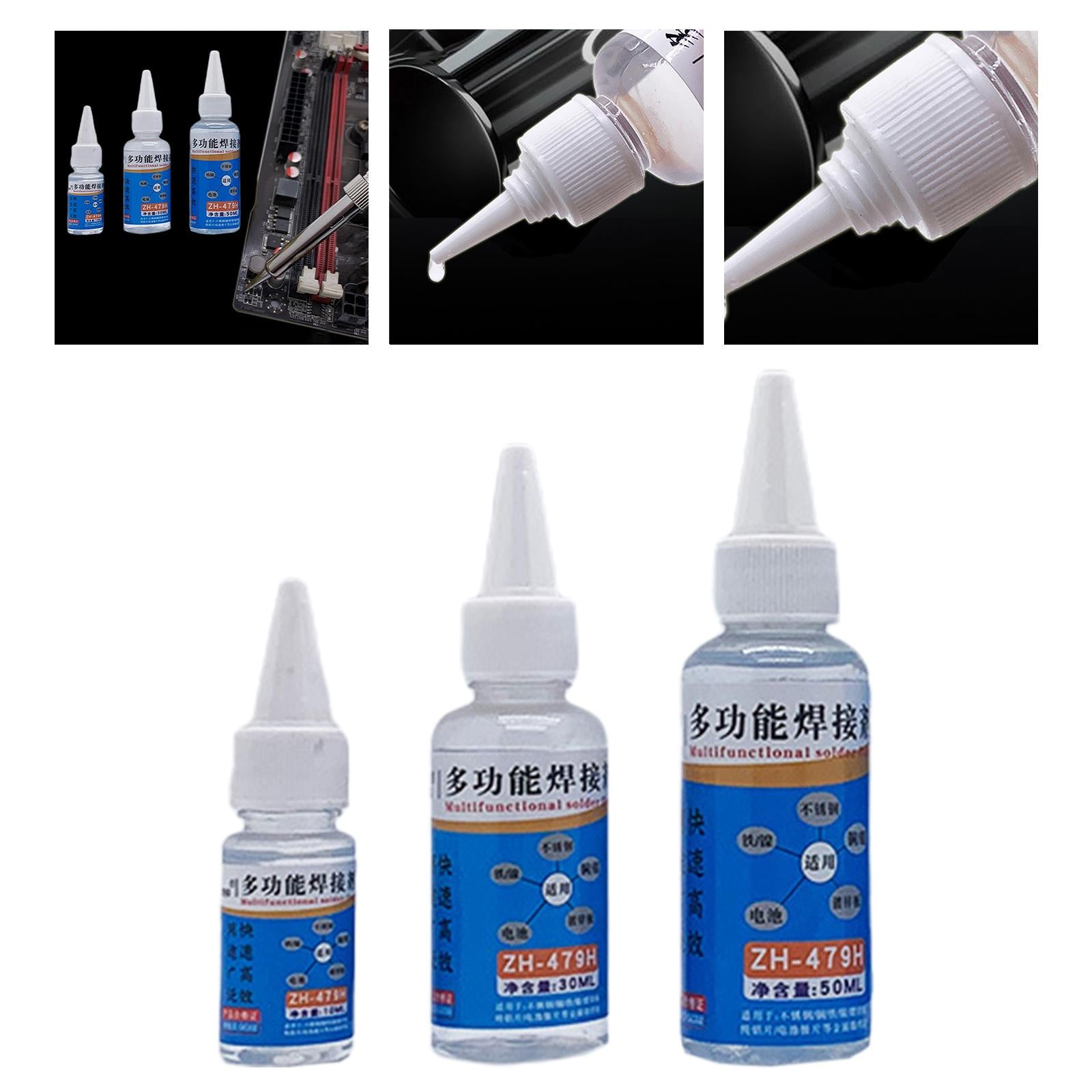 4xSoldering Flux Welding Flux Soldering Flux Liquid for Repairing Iron Copper 10ml