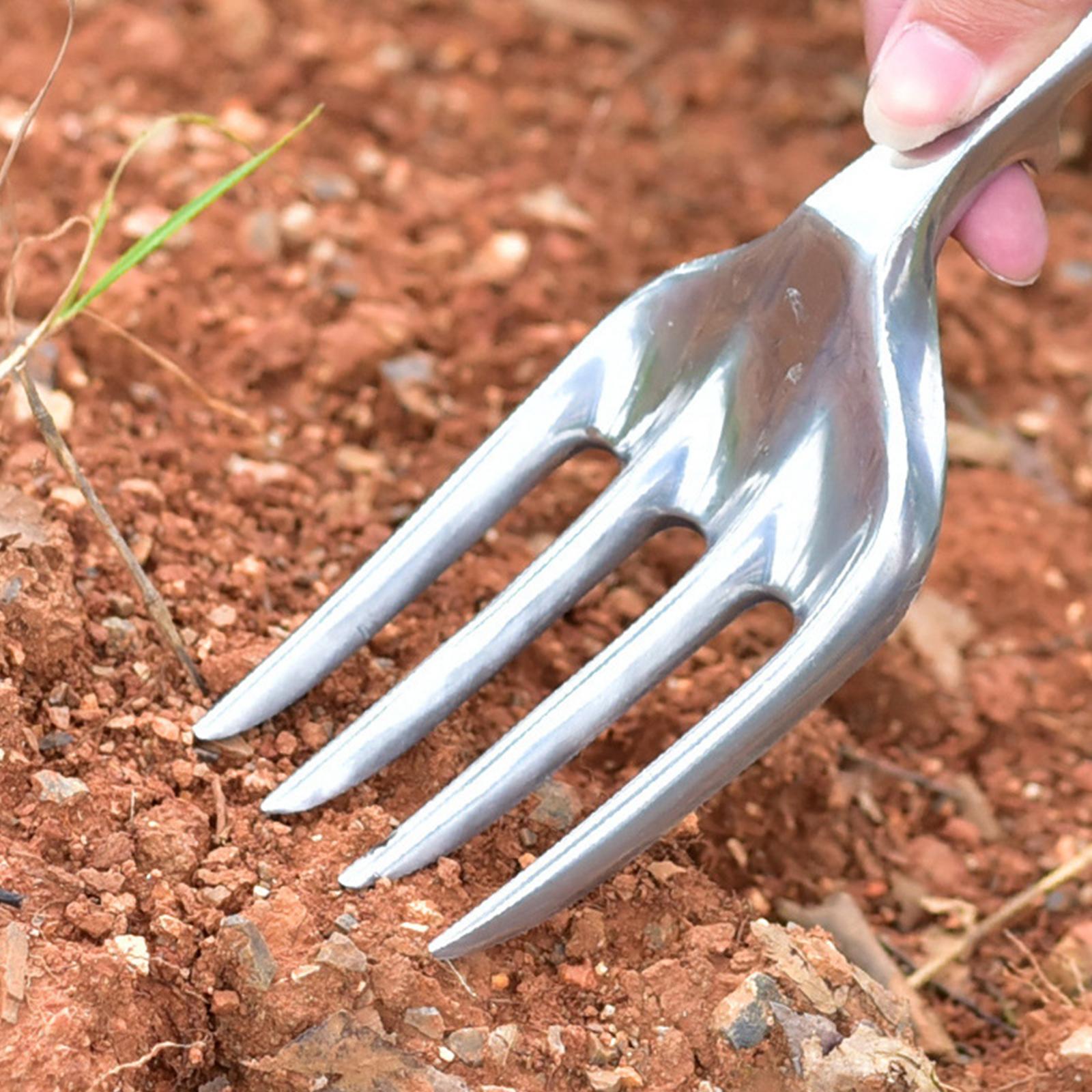 3xManual Weeder Weeding Tool Garden Digging Tools for Digging Camping Planting fork