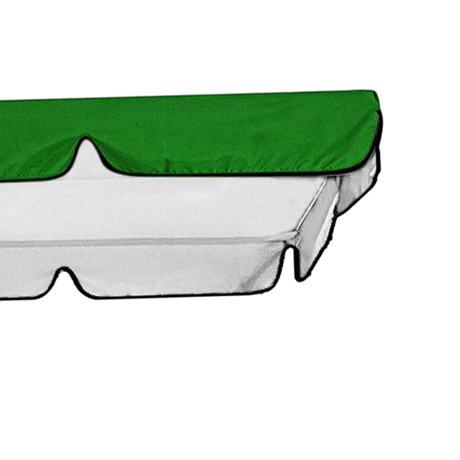 Patio Swing Canopy Durable Swing Seat Top Cover for Outdoor Porch Seat Swing Dark Green