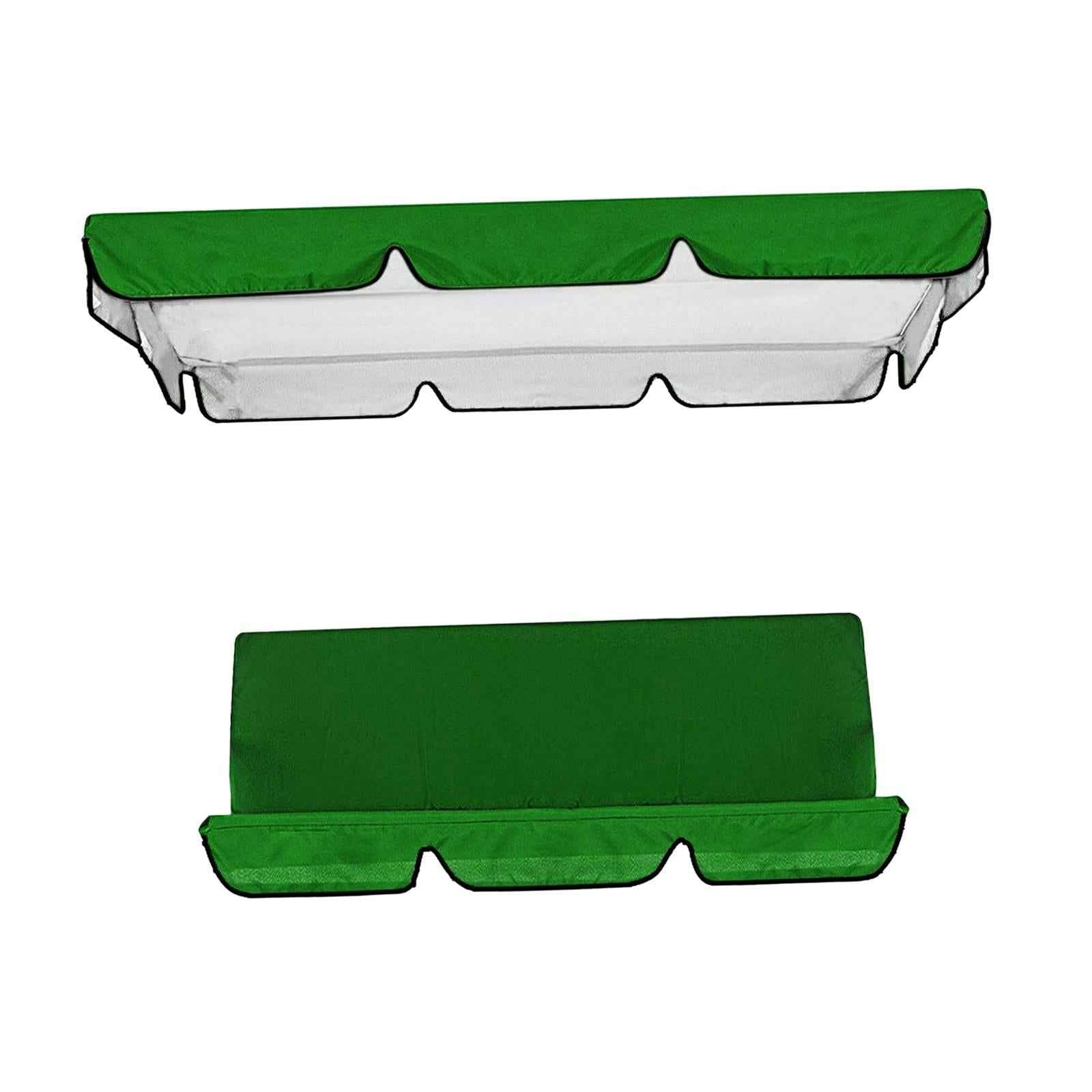 Patio Swing Canopy Durable Swing Seat Top Cover for Outdoor Porch Seat Swing Dark Green