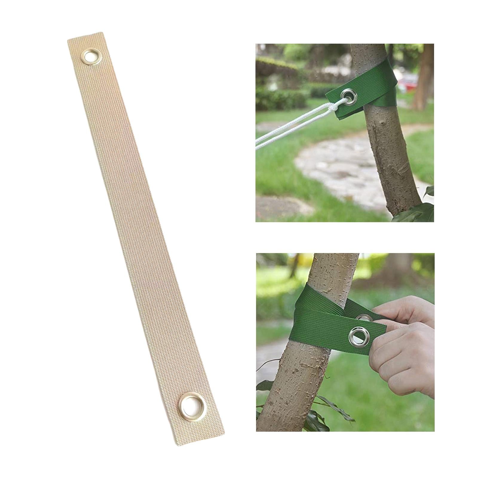 2xHammock Tree Straps Tree Straightening Straps for swing Seat Khaki