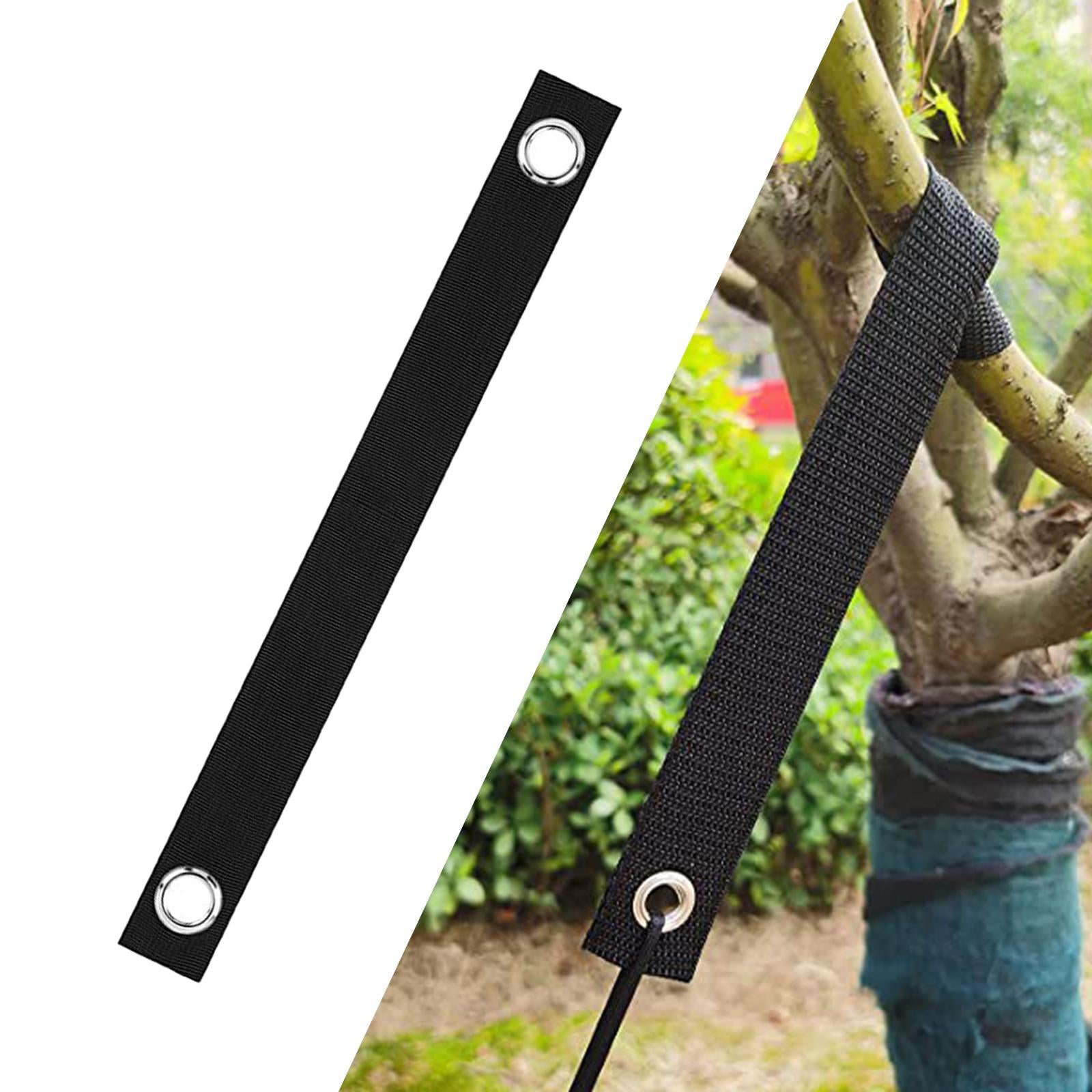4xHammock Tree Straps Tree Straightening Straps for swing Seat Black