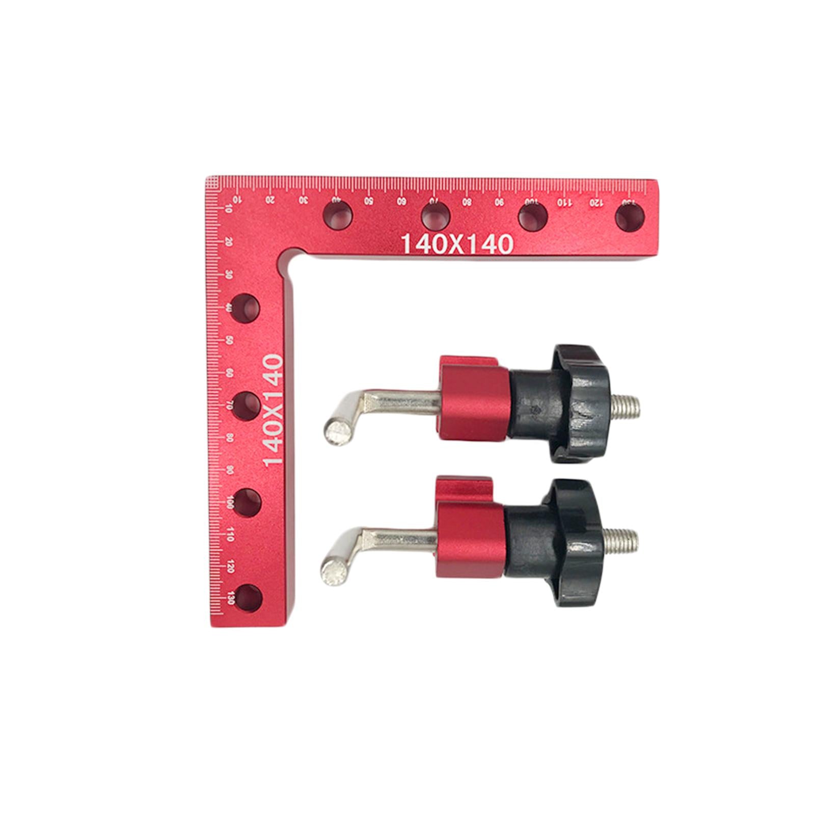 2x90 Degree Positioning Squares Corner Clamps for Frame Cabinets Carpenter DIY 6 piece set