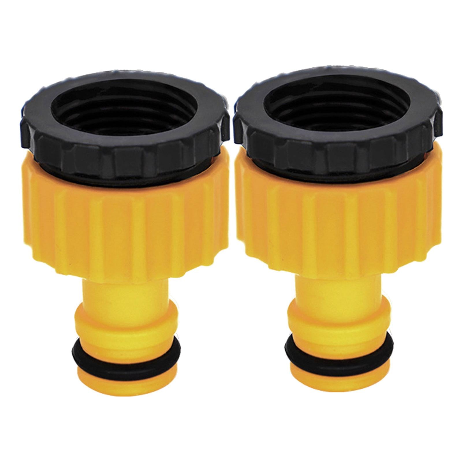 3x2x Hose Tap Connectors 3/4 1/2" Threaded Faucet Adapter for Lawn Patio Home"