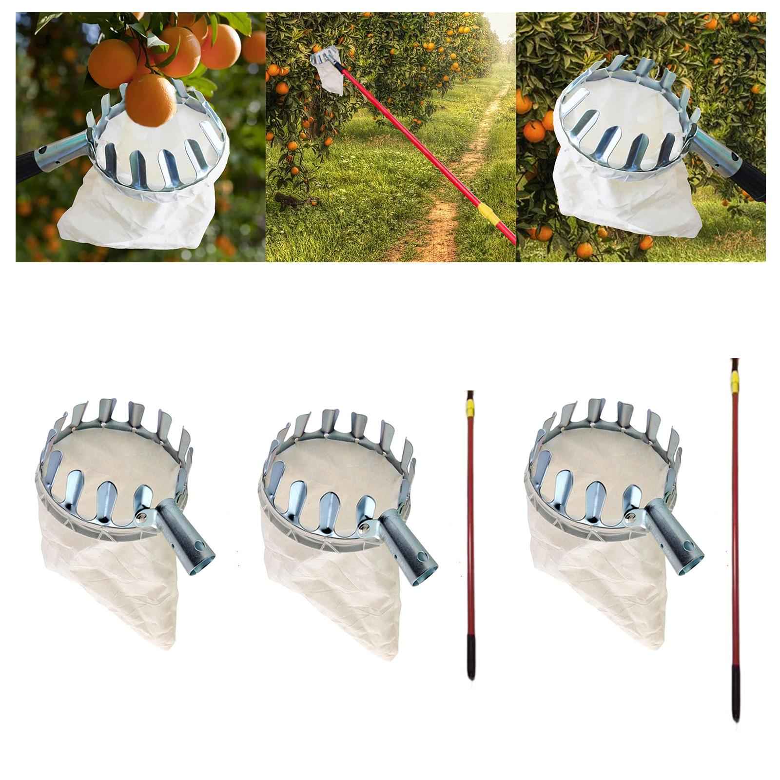 Fruit Picker Basket Labor Saving Fruit Catcher Device for Mango Peach Garden Fruit Picker