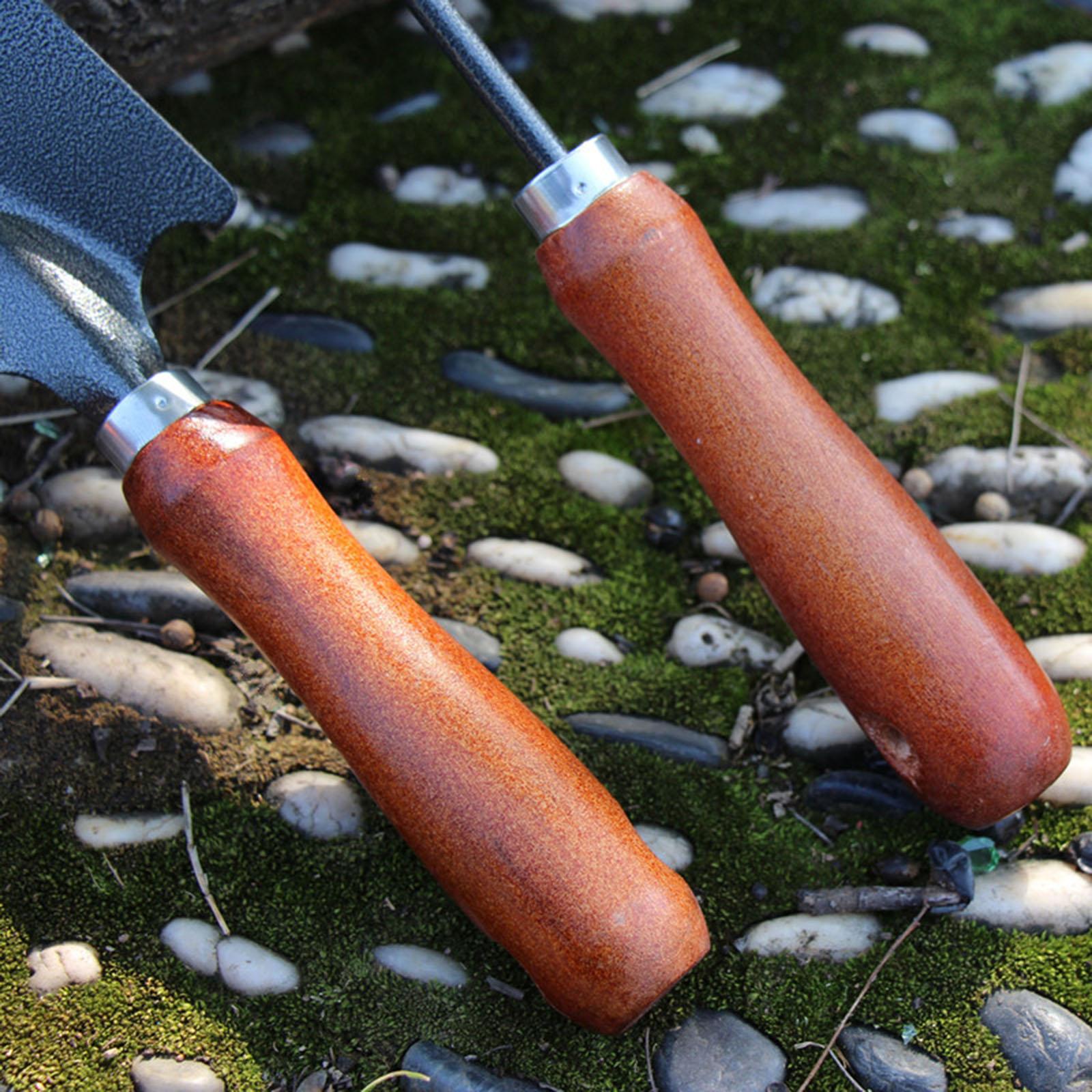2xIron Weeding Tool Grass Puller Small Weeding Puller for Lawn Bonsai Backyard Narrow Shovel