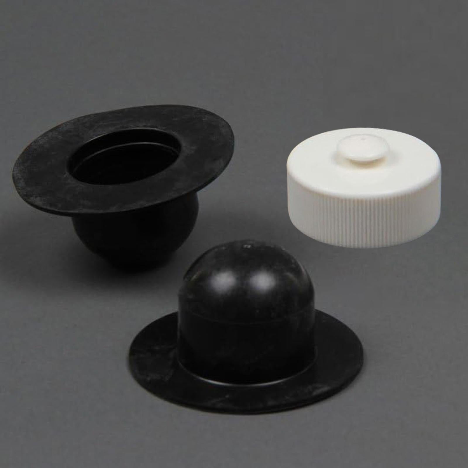 3xSwimming Pool Drain Valve Cap Outlet Cover for above Ground Pool Replacement with 2 plug