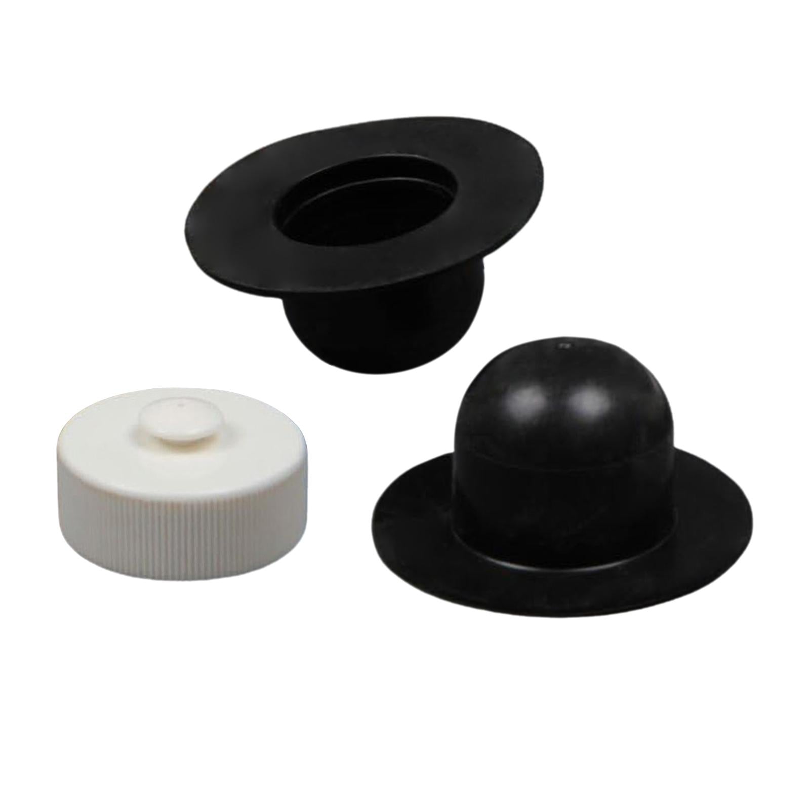 4xSwimming Pool Drain Valve Cap Outlet Cover for above Ground Pool Replacement with 2 plug