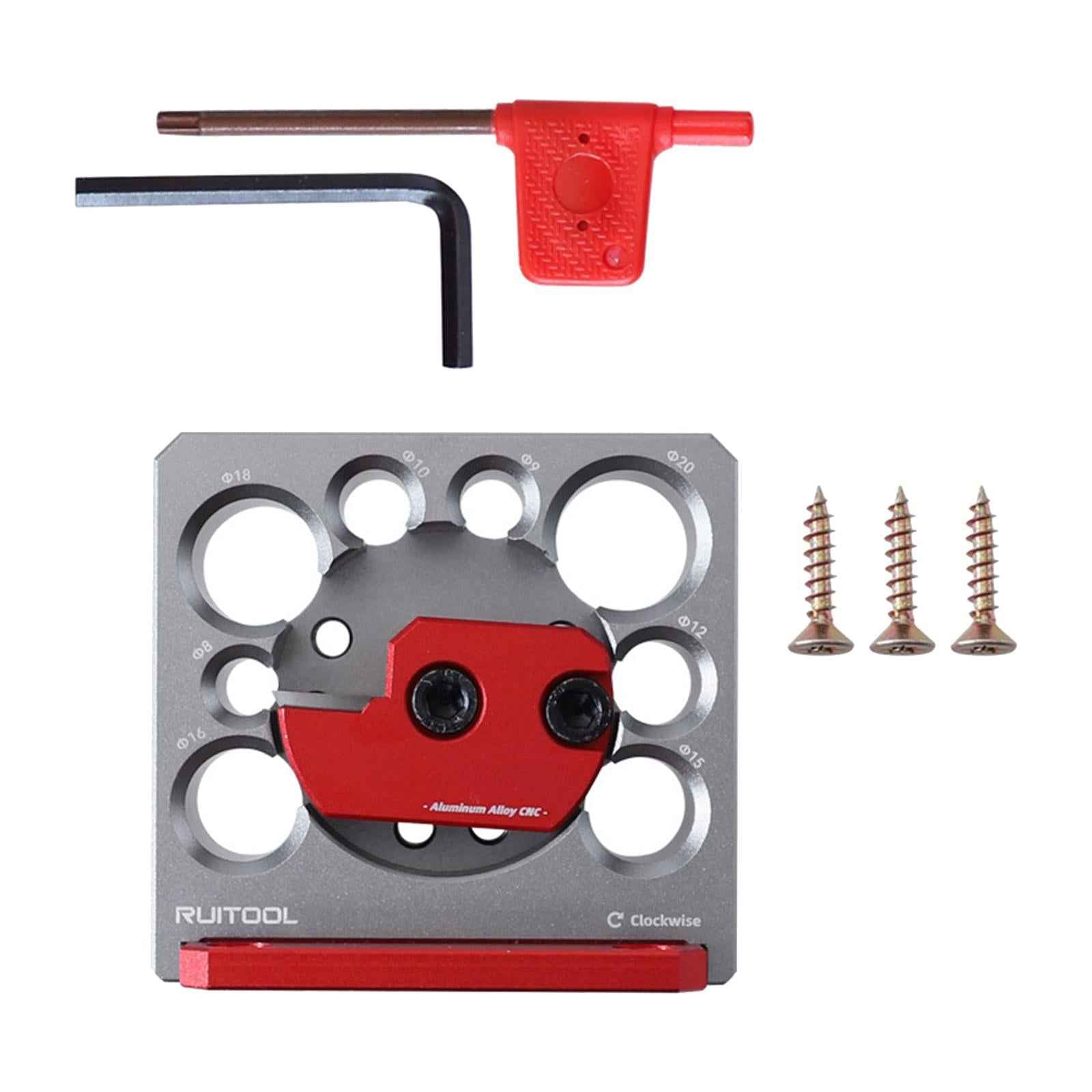 Aluminum Alloy Adjustable Dowel Maker Wood Dowel for Electric Drill Hardwood