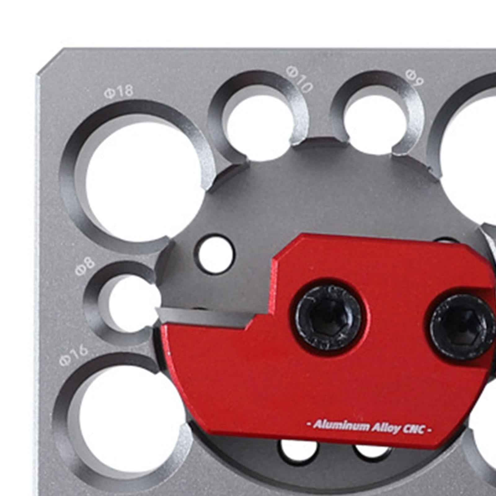 Aluminum Alloy Adjustable Dowel Maker Wood Dowel for Electric Drill Hardwood