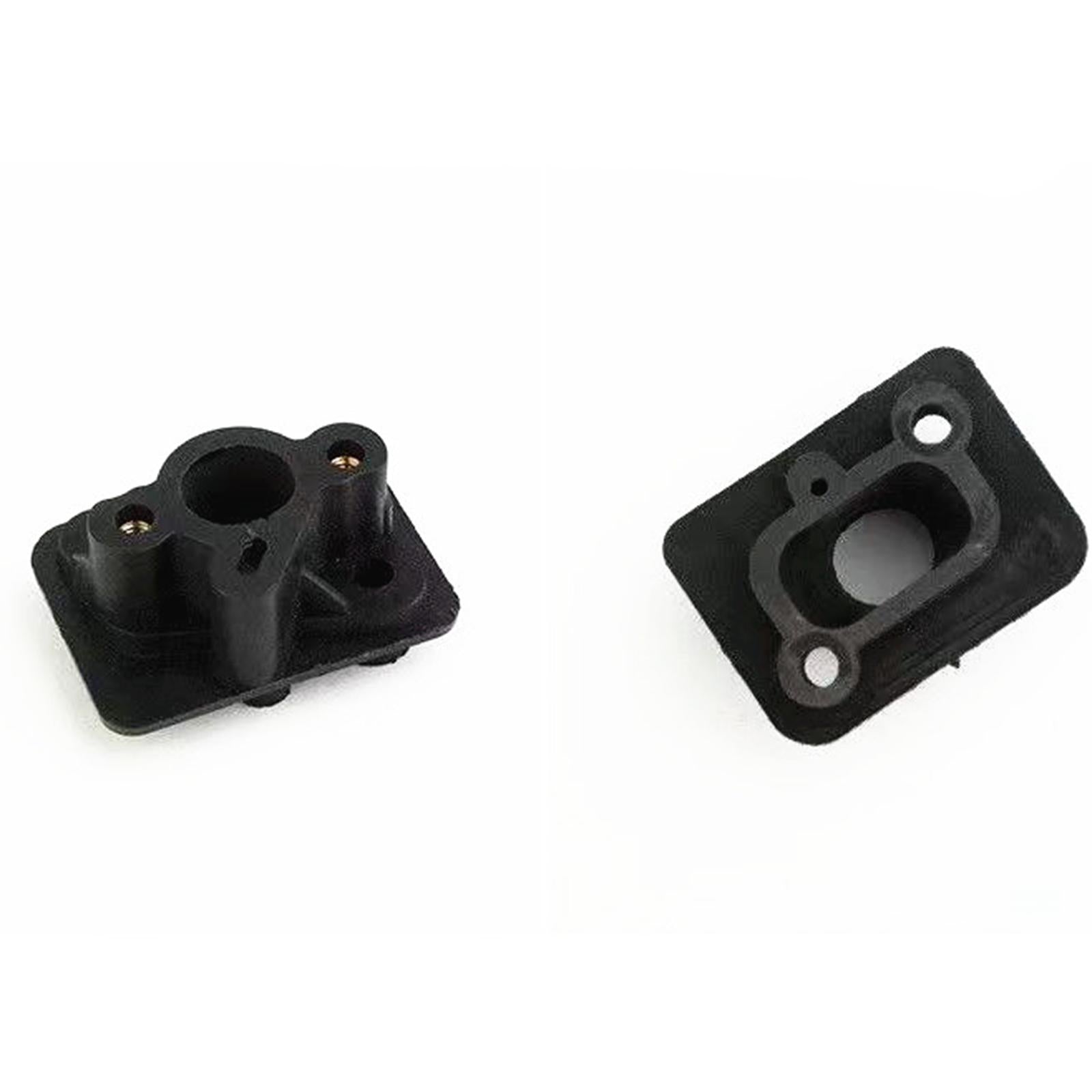 2xBrush Cutter Intake Manifold 40-5 Carburetor Base Parts Fitting Carb Adaptor