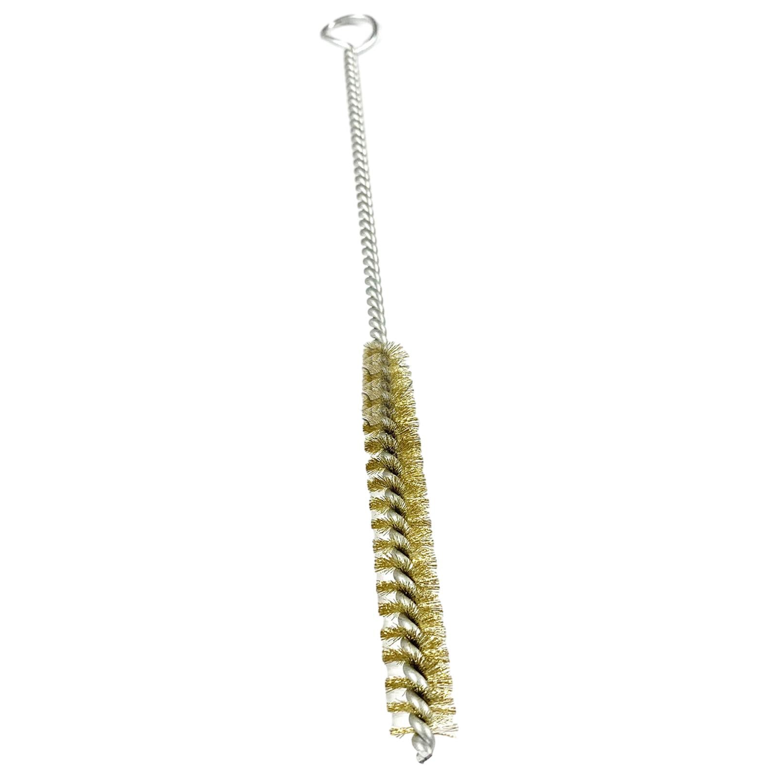 2xPipe Brush Small Long Handle Pipe Cleaning Brush for Auto Polishing Cleaning Diameter 10mm