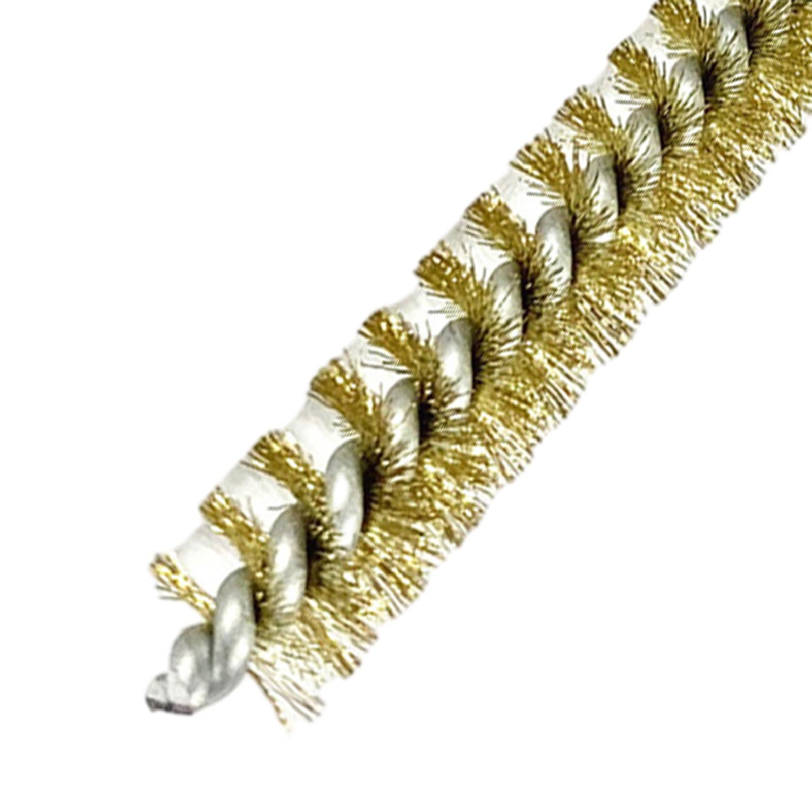 2xPipe Brush Small Long Handle Pipe Cleaning Brush for Auto Polishing Cleaning Diameter 10mm