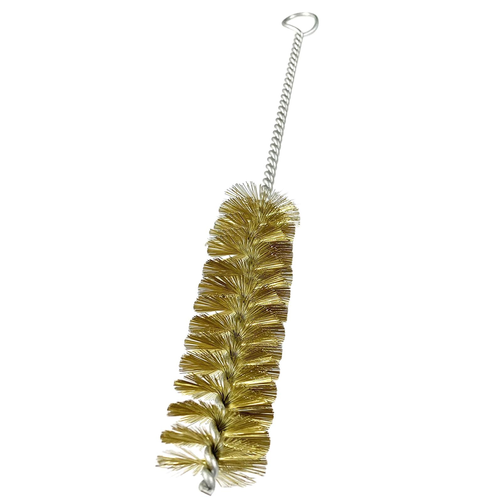 2xPipe Brush Small Long Handle Pipe Cleaning Brush for Auto Polishing Cleaning Diameter 14mm