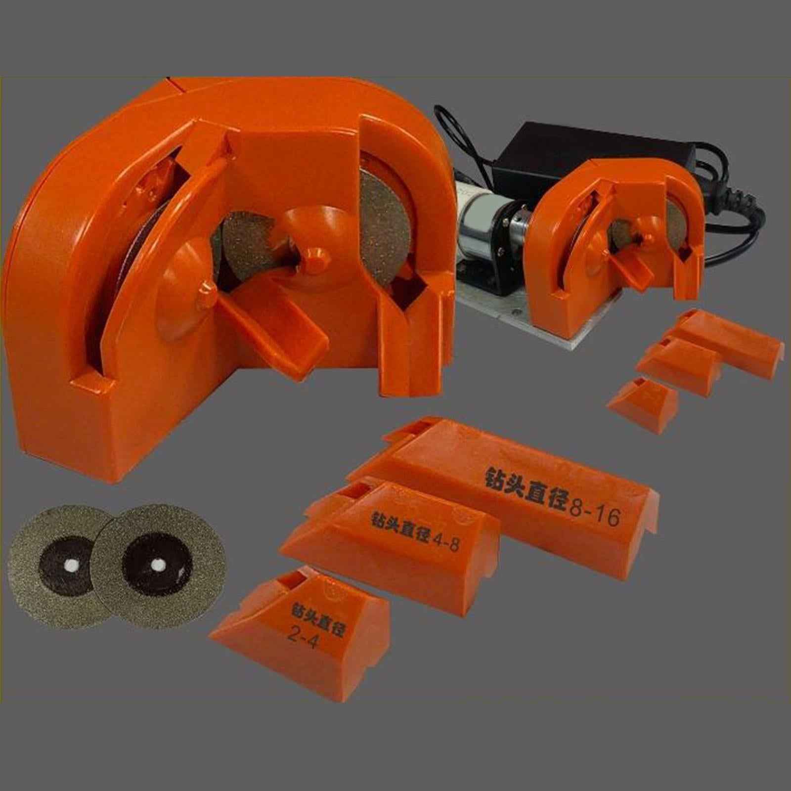 Portable Electric Drill Bit Grinding Sharpener Wear Resistant Red Small Size