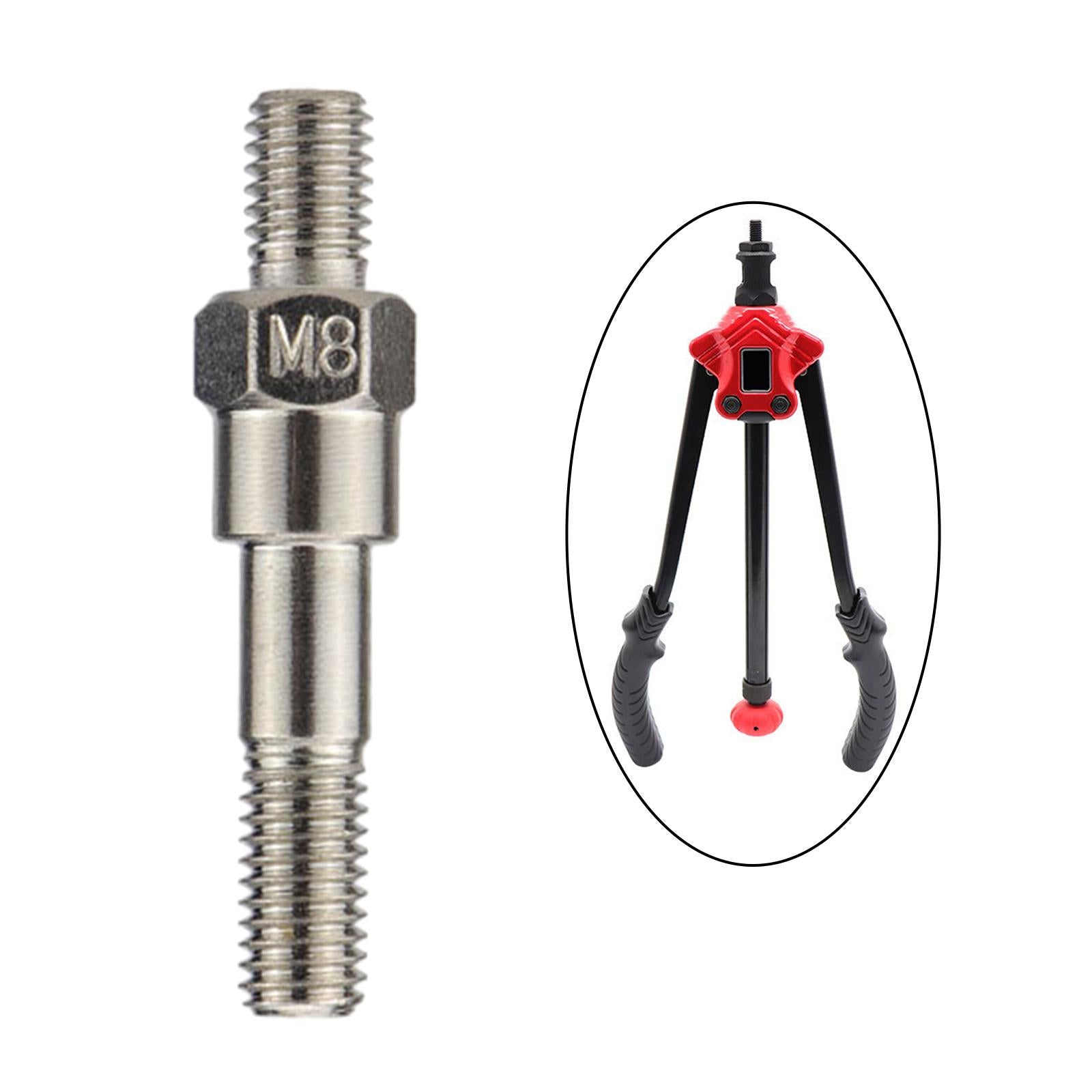 4xHand Rivet Nut Mandrels Rivet Heads Threaded Rivet Nut Tool Riveter Nut Head M8