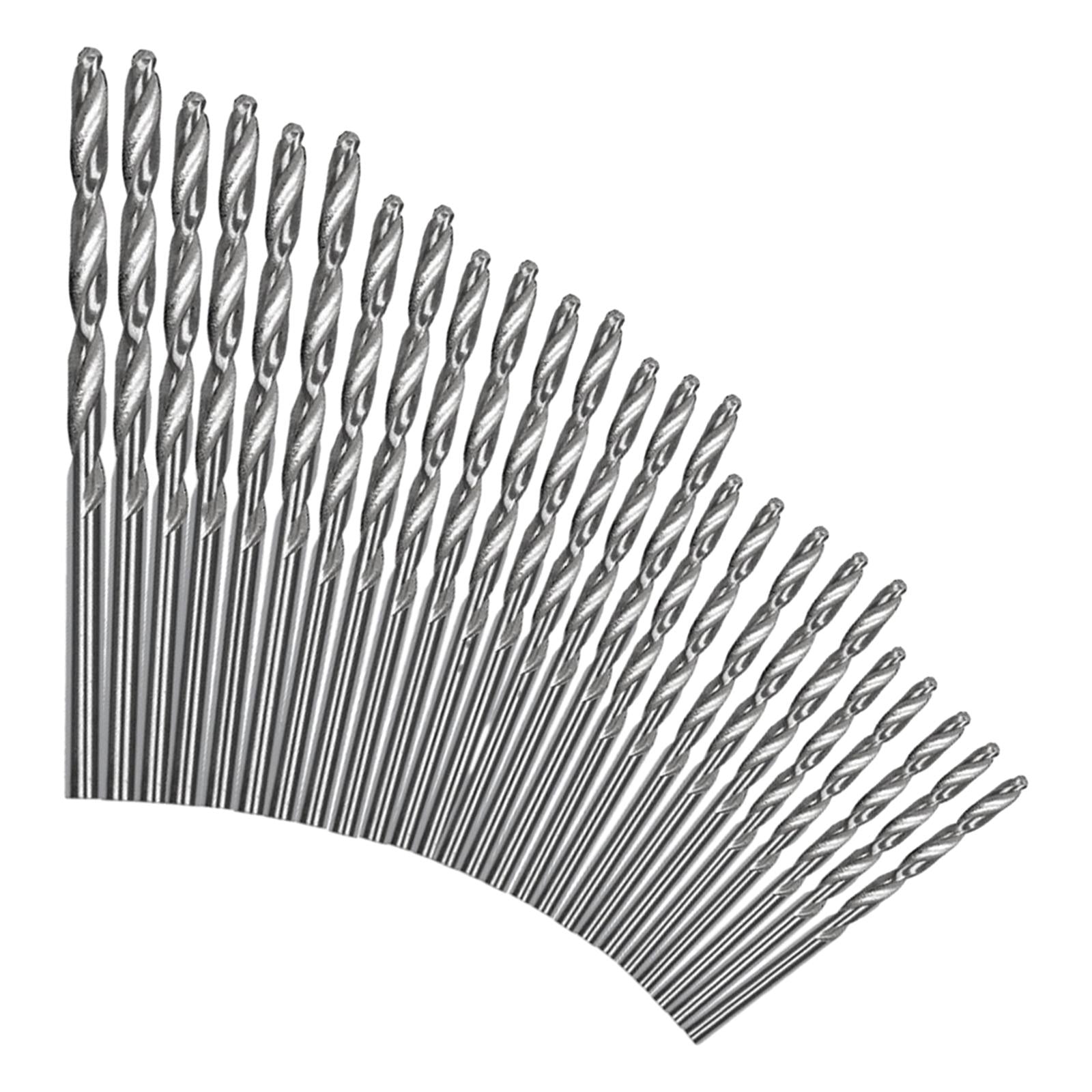 2x25x Drill Bit Set Heat Resistance Twist Drill for Wood Woodworking Carpenter