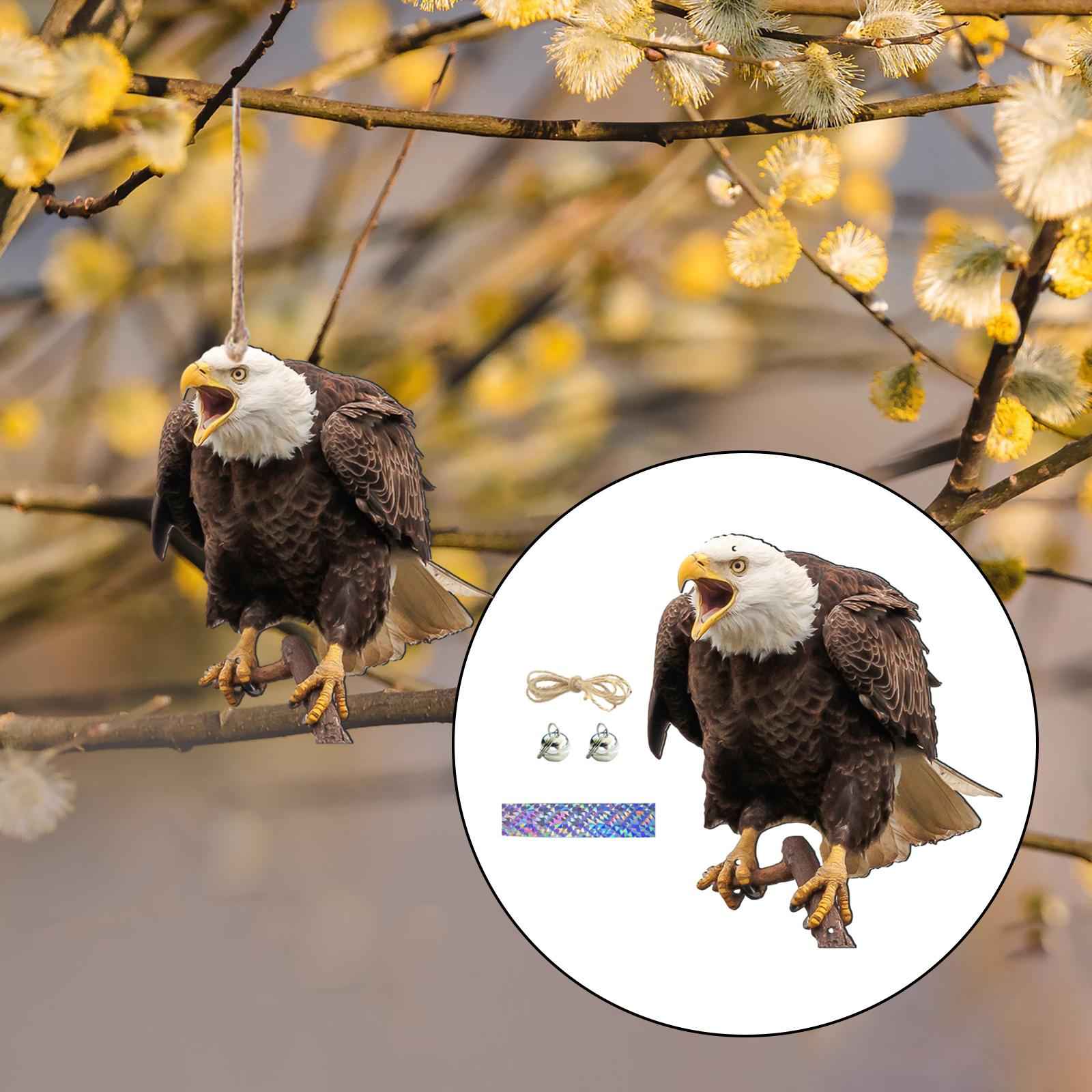 Fake Owl Decoration Realistic Owl to Keep Birds Away for Rooftops Yard Patio Style F