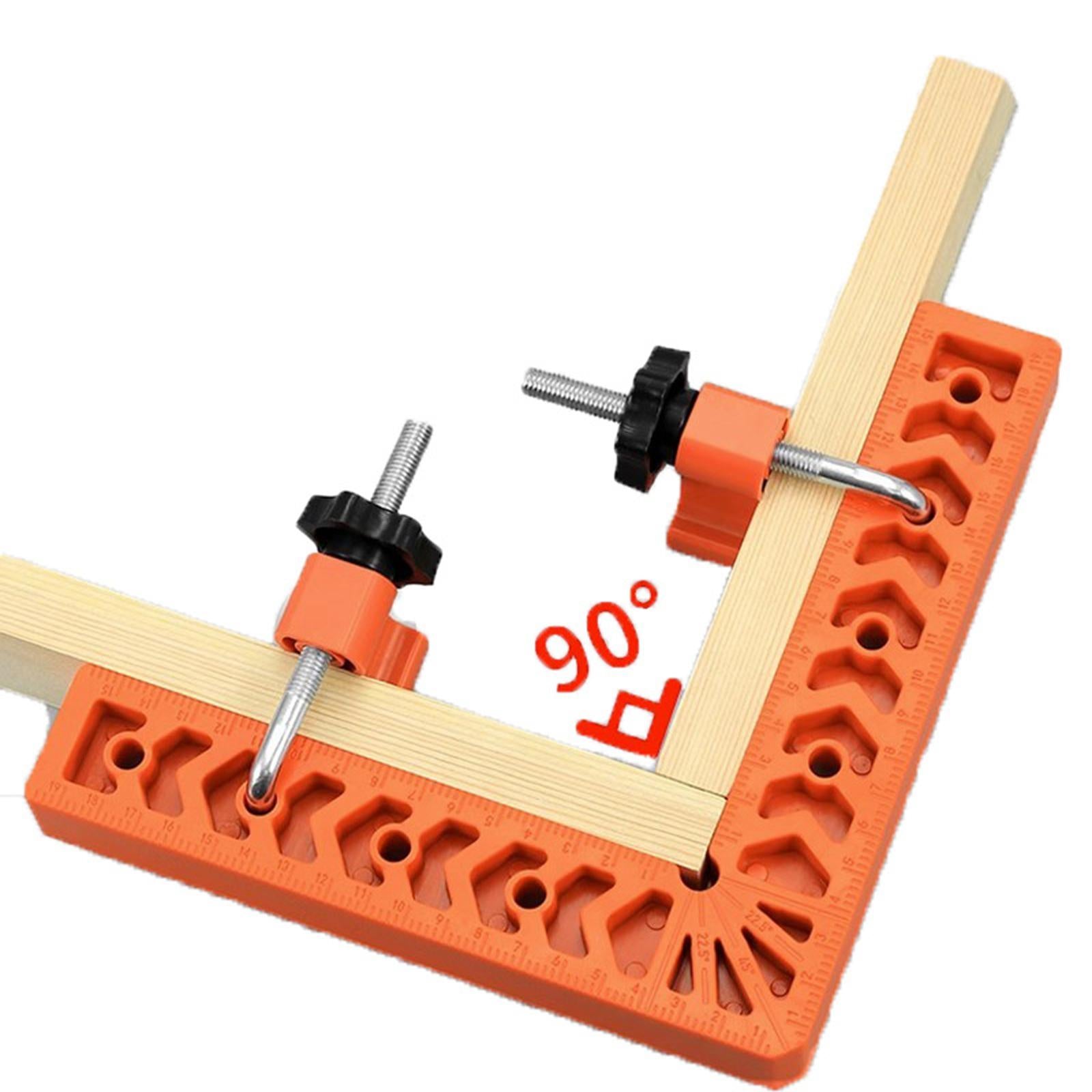 2x90 Degree Clamp Precision Woodworking Tool for Boxes Picture Frames Cabinets Fixture