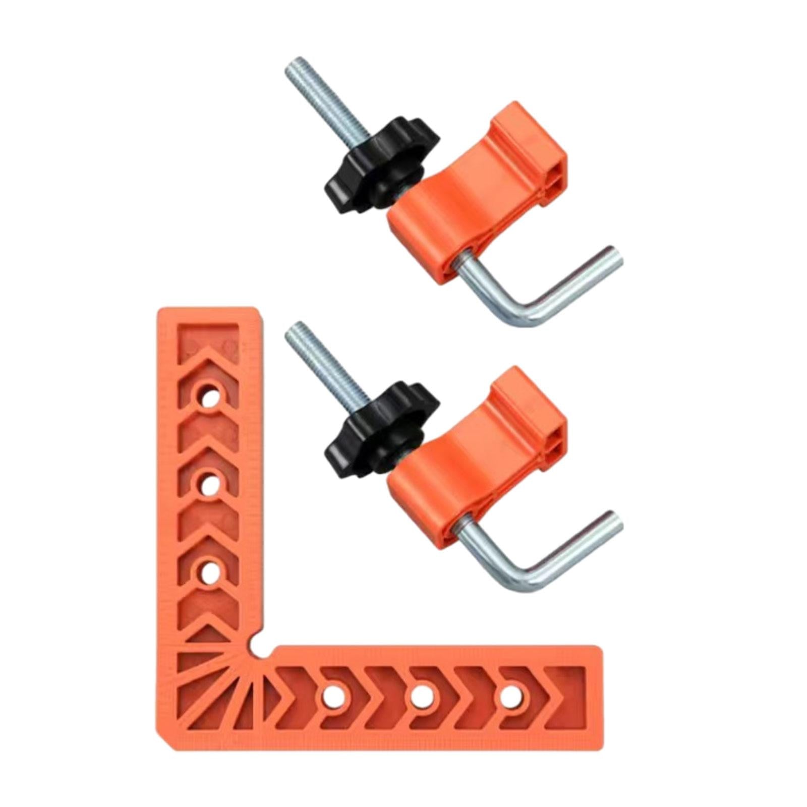4x90 Degree Corner Clamp Right Angle Clamp for Drawers Picture Frames Cabinets 6inch