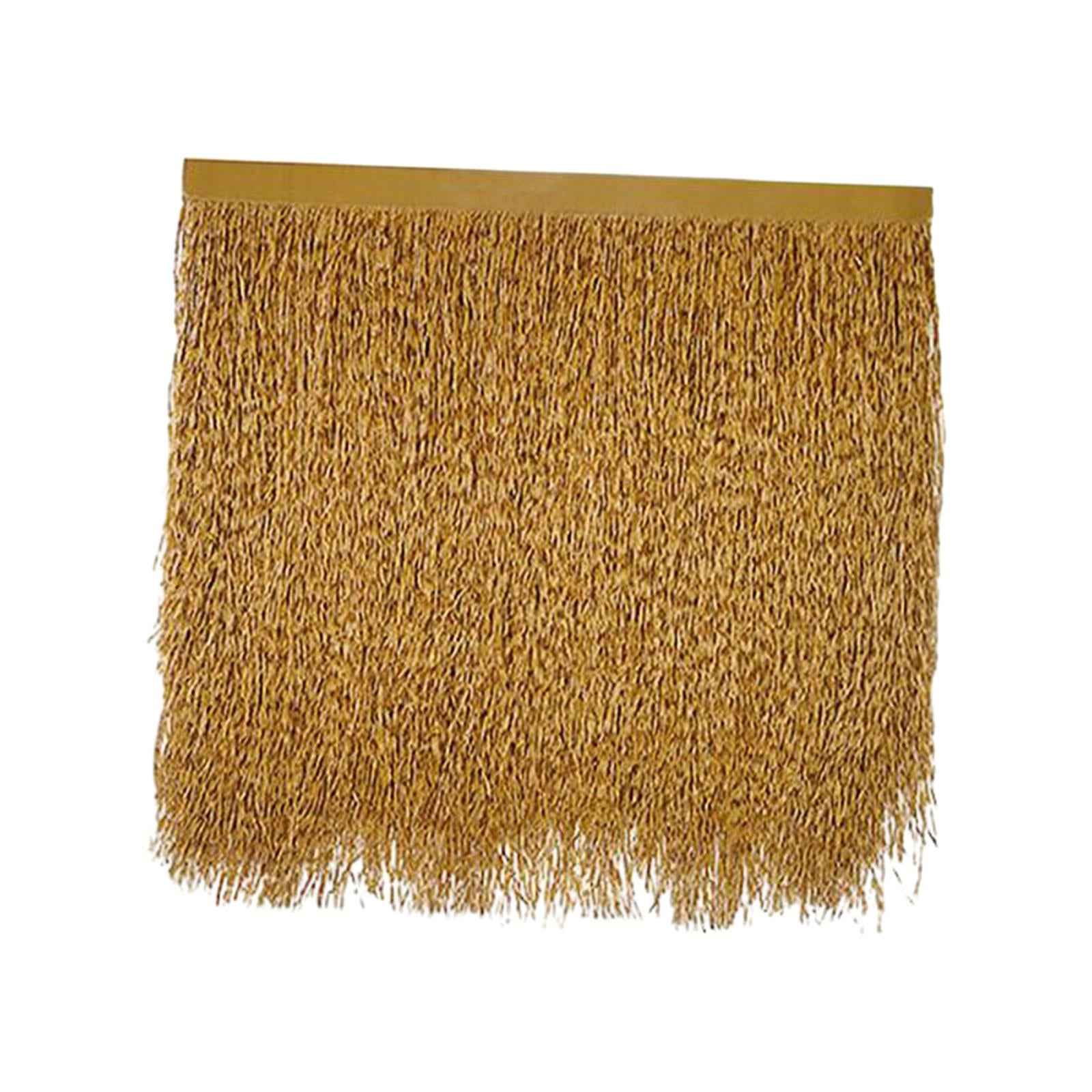Straw Roof Thatch Decorative Synthetic Thatch Grass Roof for Hut Fence Beach Style C
