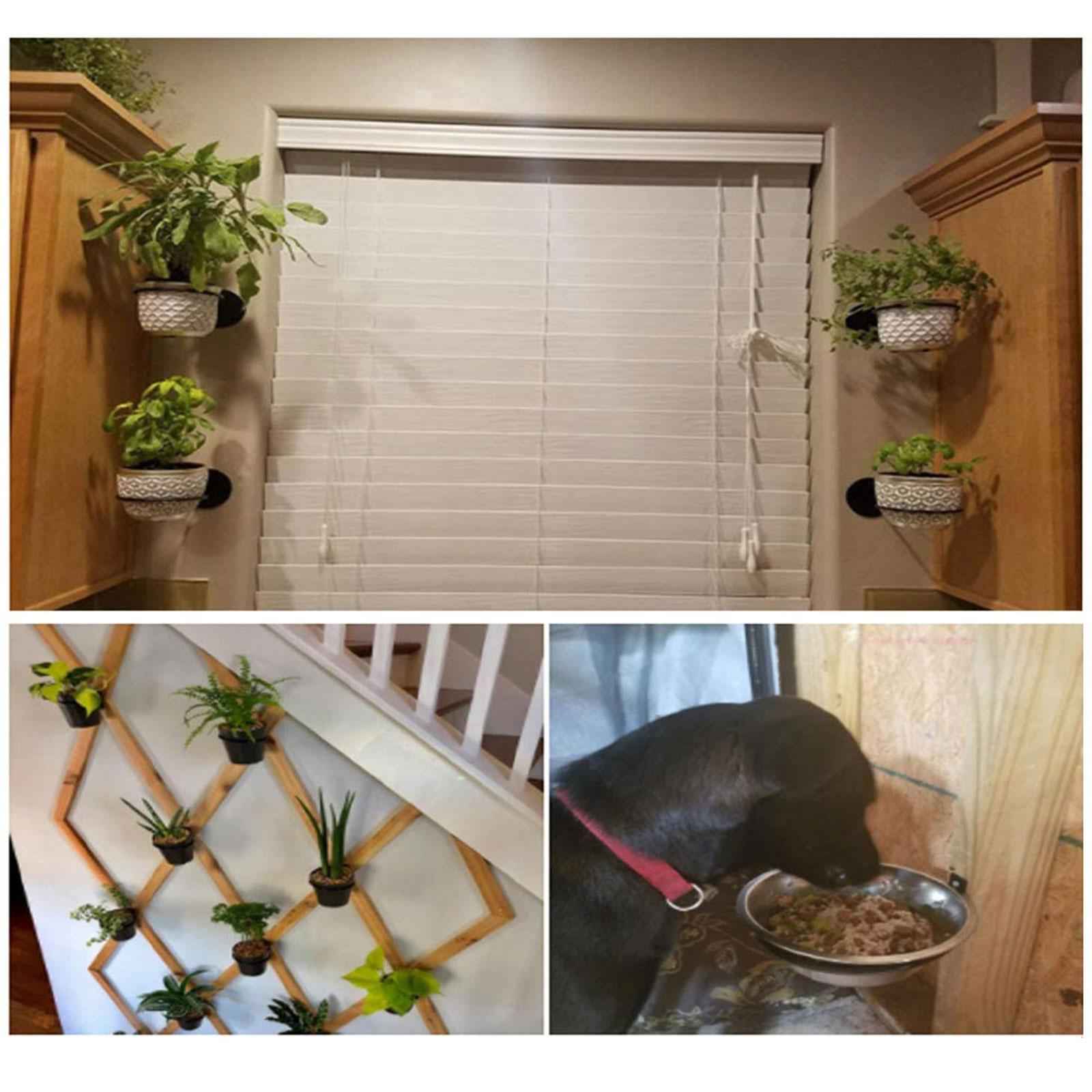 Wall Mounted Wall Bracket Outdoor Hanigng Planter Rings for Garden Yard Wall 5inch