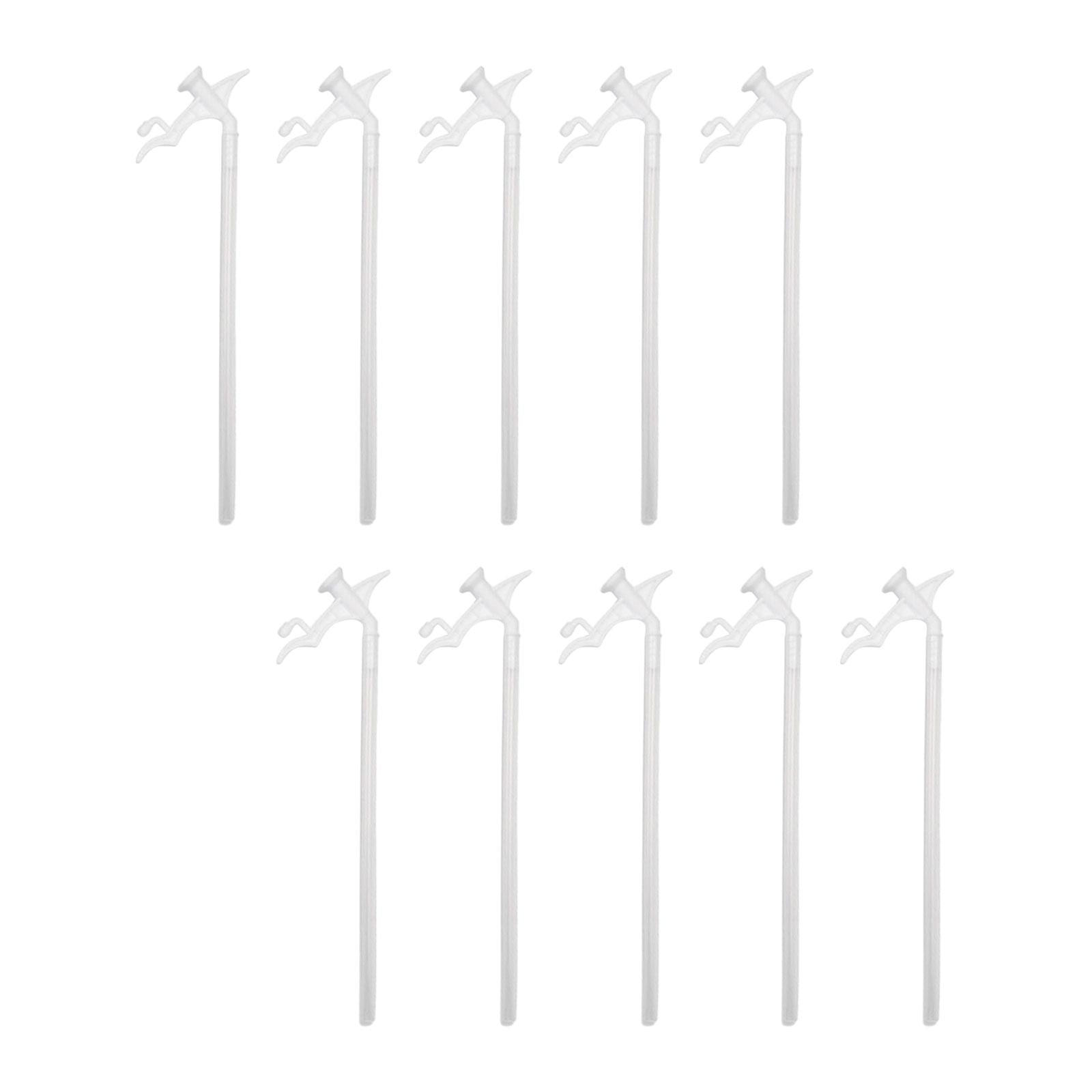 10x Spray Foam Replacement Tubes Clear Spray Foam Sealant Tube Tips Portable