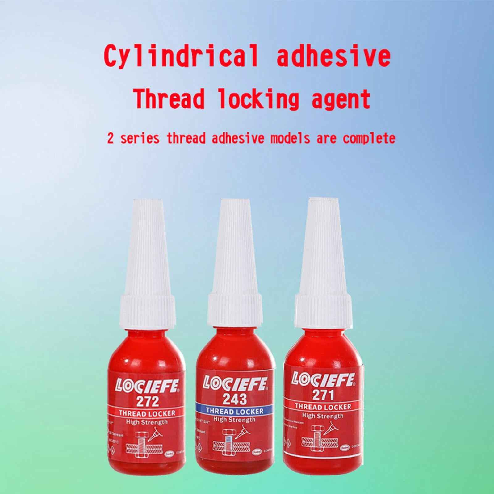 Threadlocker 243 Medium Strength 10ml Nuts Bolts Locker Thread Lock Compound