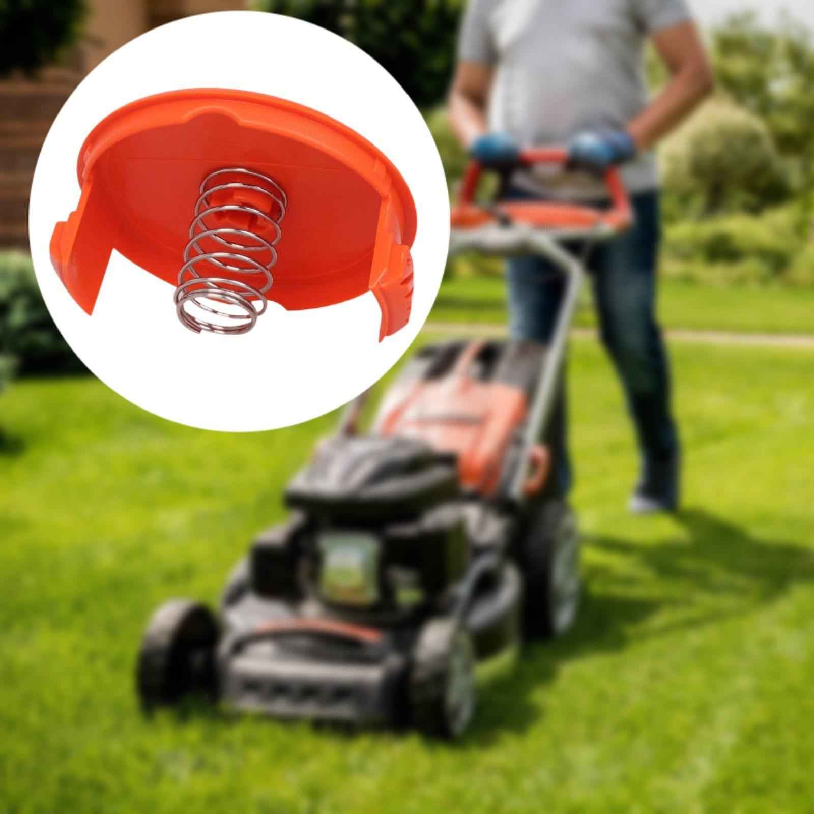 Lawnmower Spool Cap Solid for Automatic feed Reel Black and Decker Maintenance