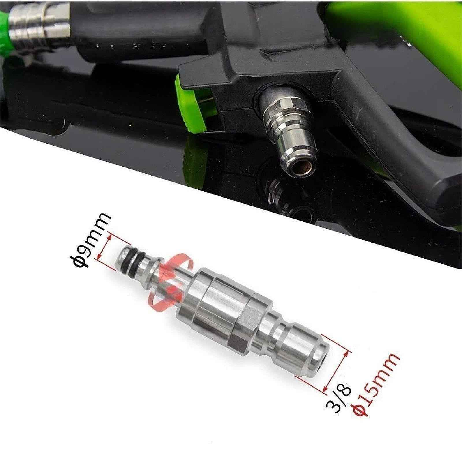 Power Washer Quick Connect Adapter 3/8" High Pressure Washer Quick Connector Connector A
