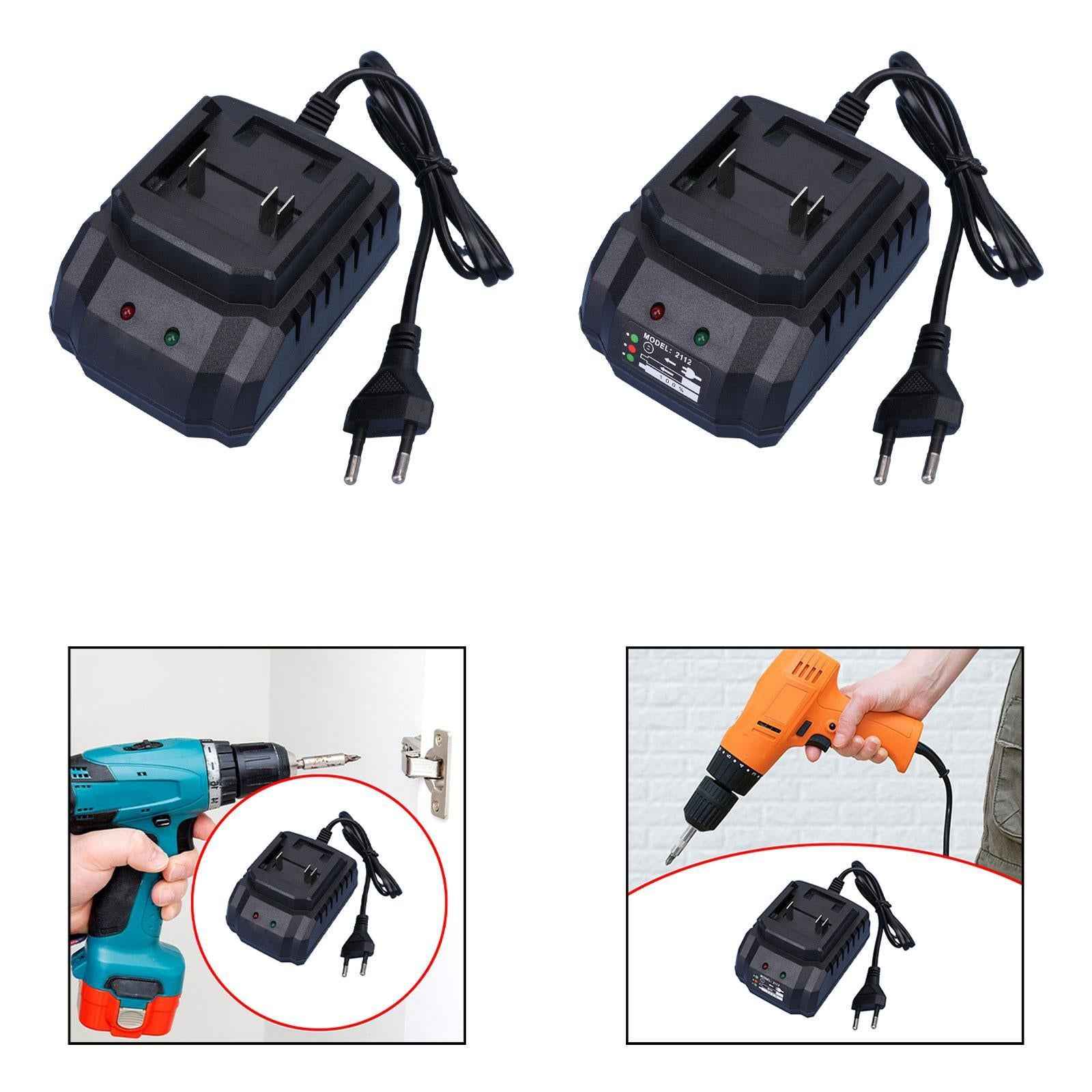 Electric Hand Drill Li-ion Battery Charger Fast Charging Charger Replacement 0.5A