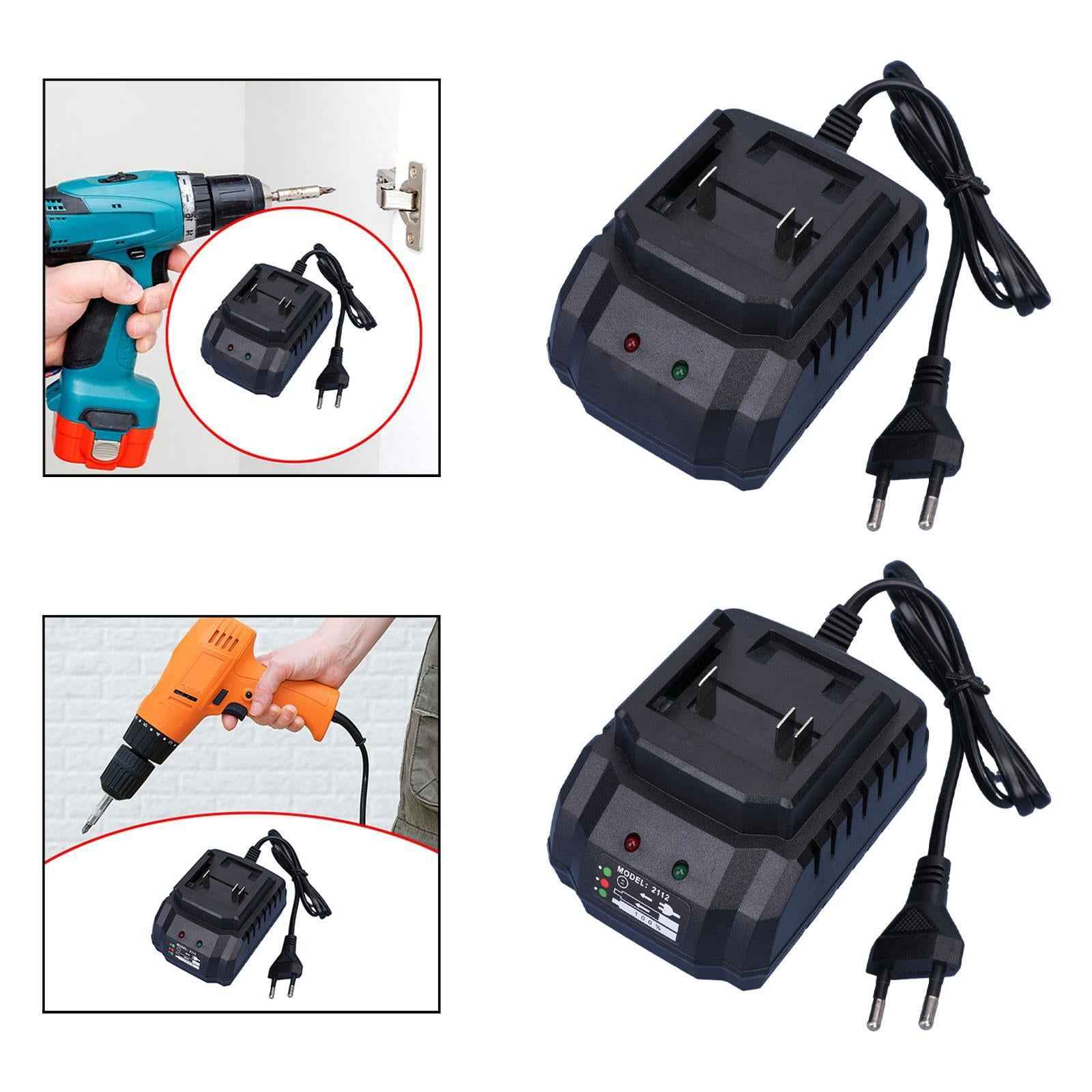 Electric Hand Drill Li-ion Battery Charger Fast Charging Charger Replacement 0.5A