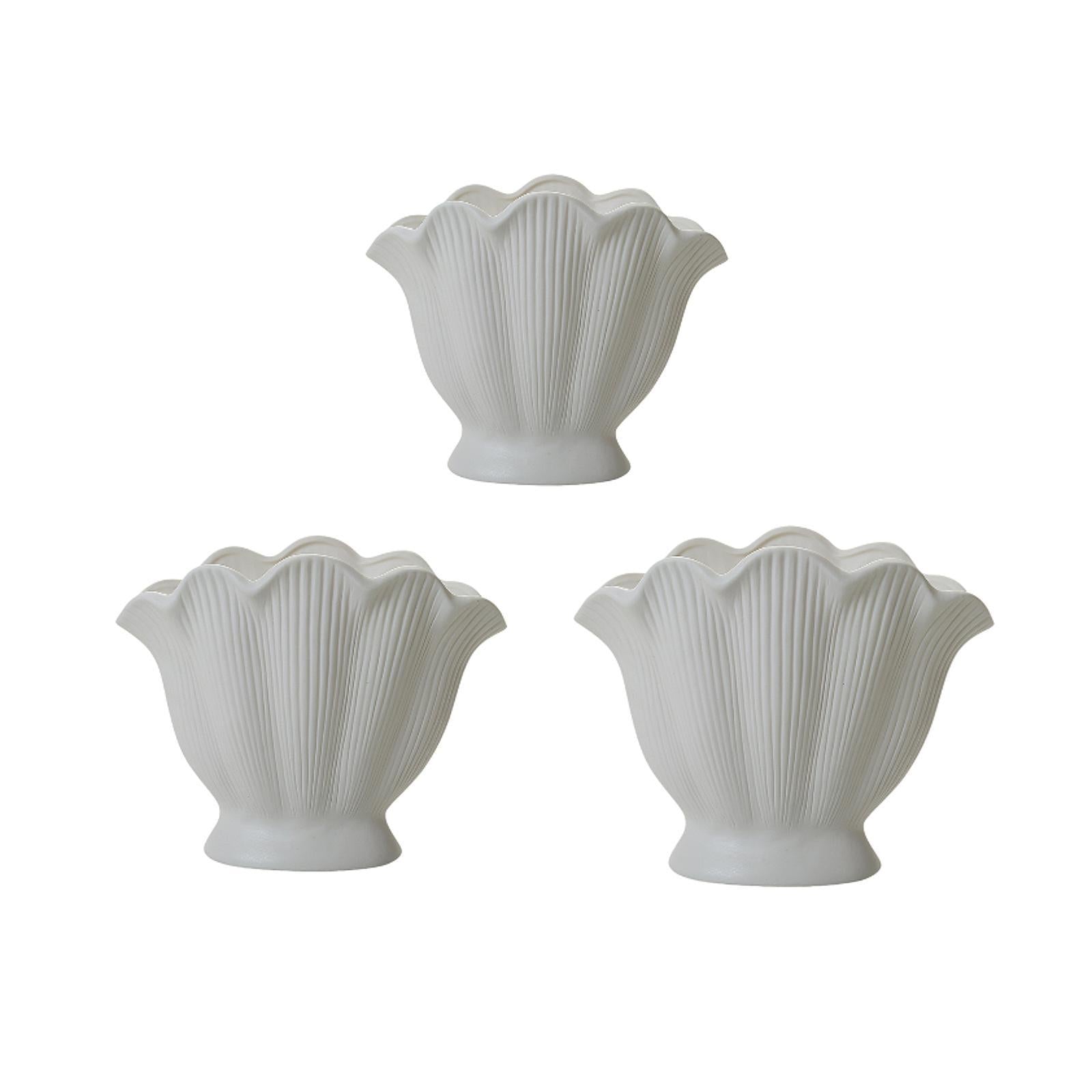 Ceramic Vase Nordic Simple Aesthetic Planter for Entrance Shelf Coffee Table L