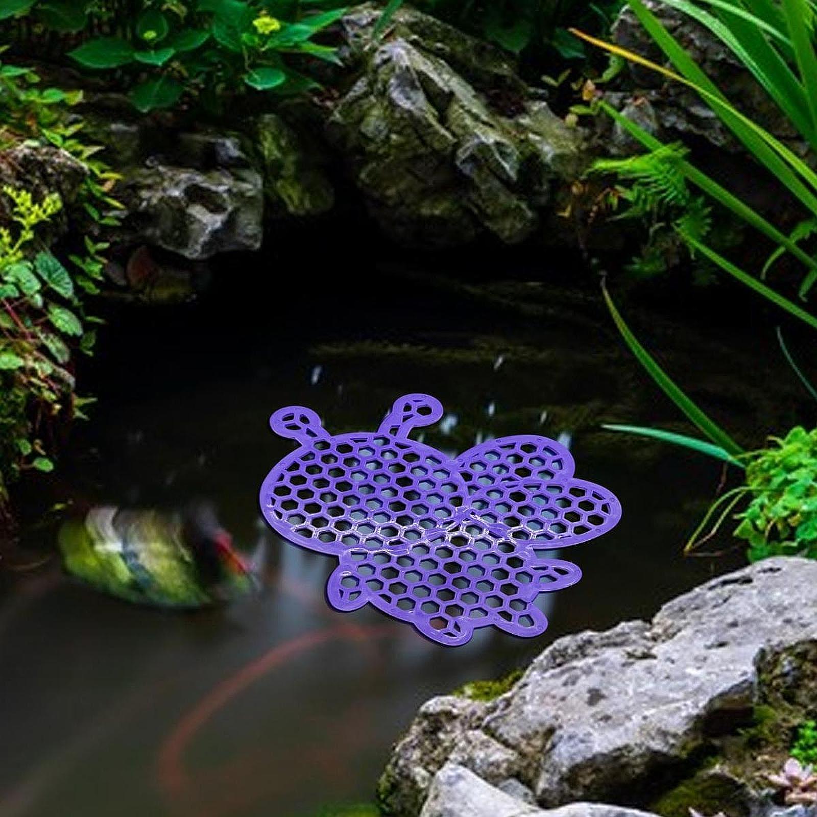 Bee Watering Station Garden Decoration Versatile Pollinator Watering Station Violet Bee