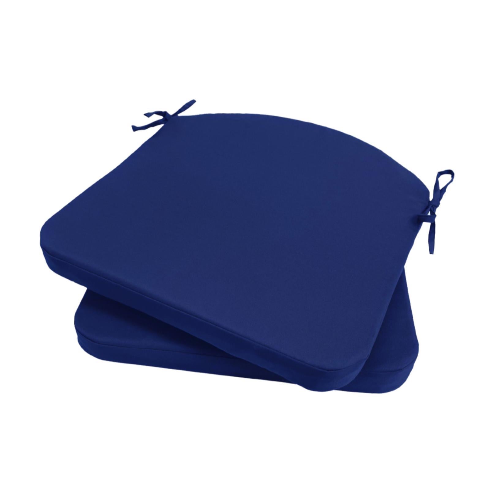 Bench Chair Cushion with Strap Floor Pillow Sitting for Kitchen Bedroom Sofa Blue