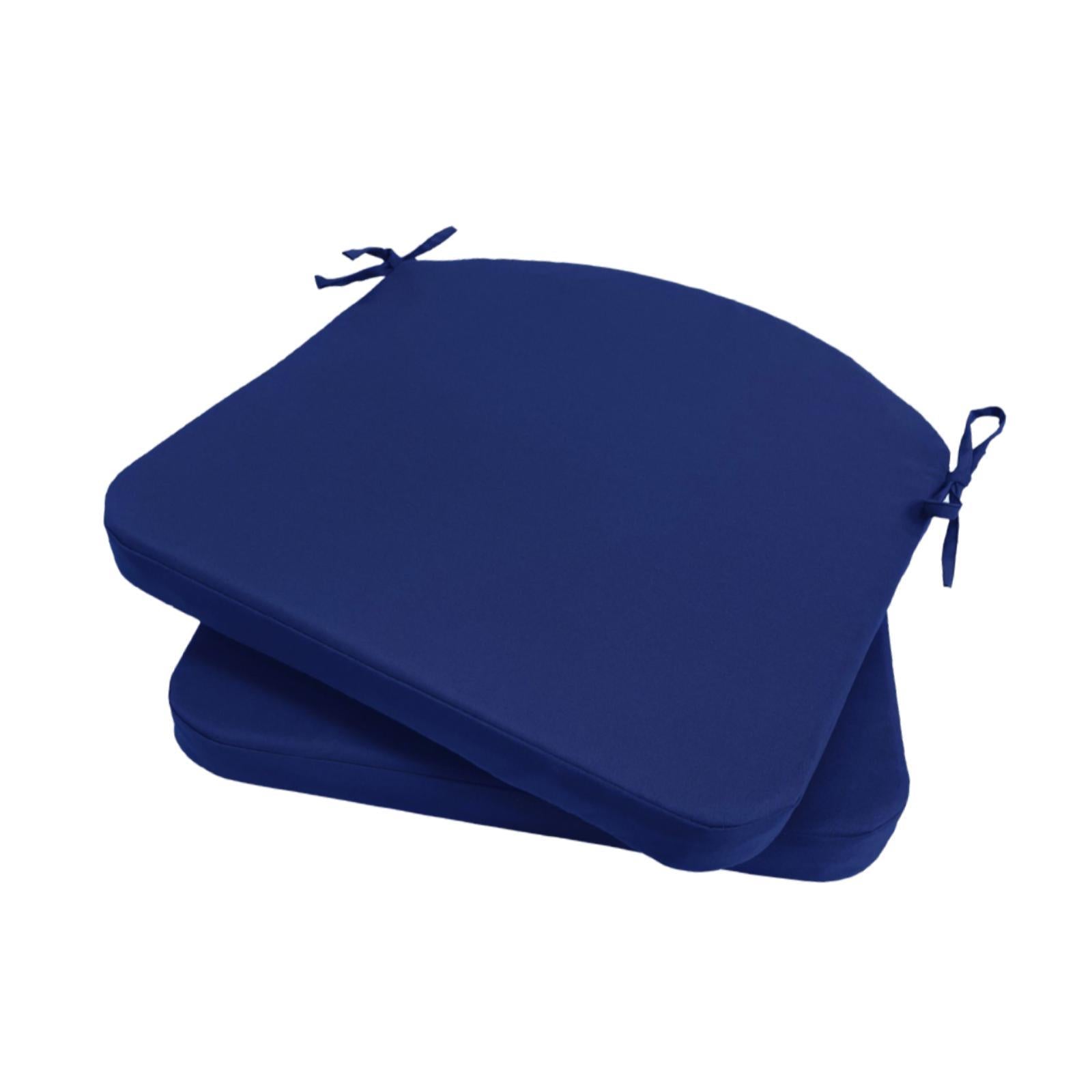 Bench Chair Cushion with Strap Floor Pillow Sitting for Kitchen Bedroom Sofa Blue