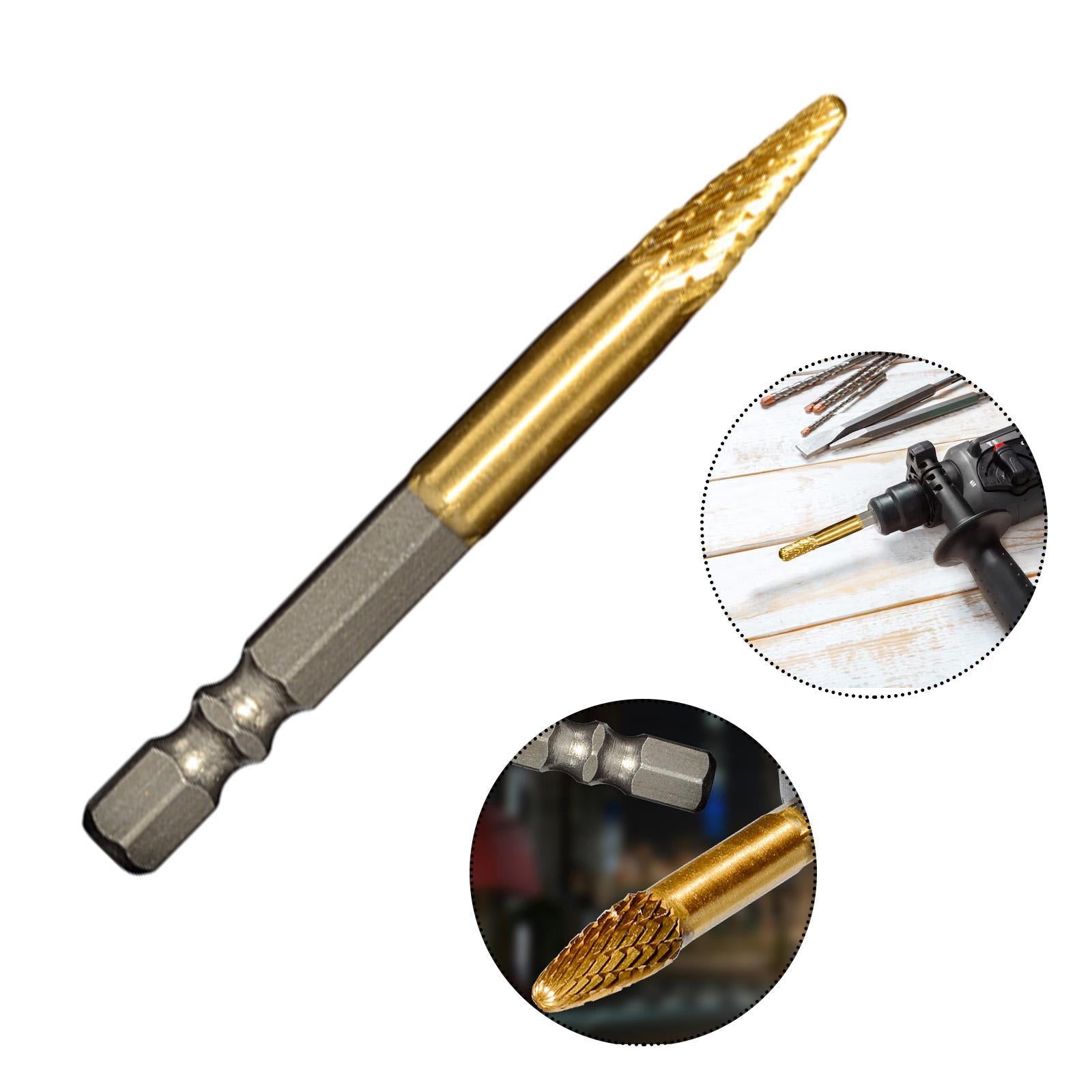 Carbide Rotary Burr Bit Sturdy Cutting Burr for Carving Drilling Woodworking Style B
