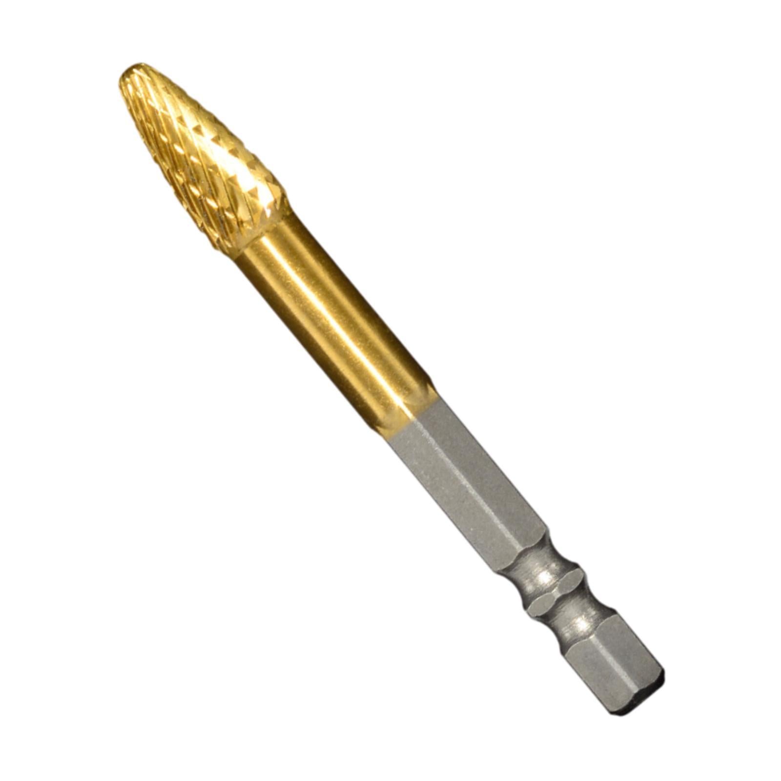 Carbide Rotary Burr Bit Sturdy Cutting Burr for Carving Drilling Woodworking Style C