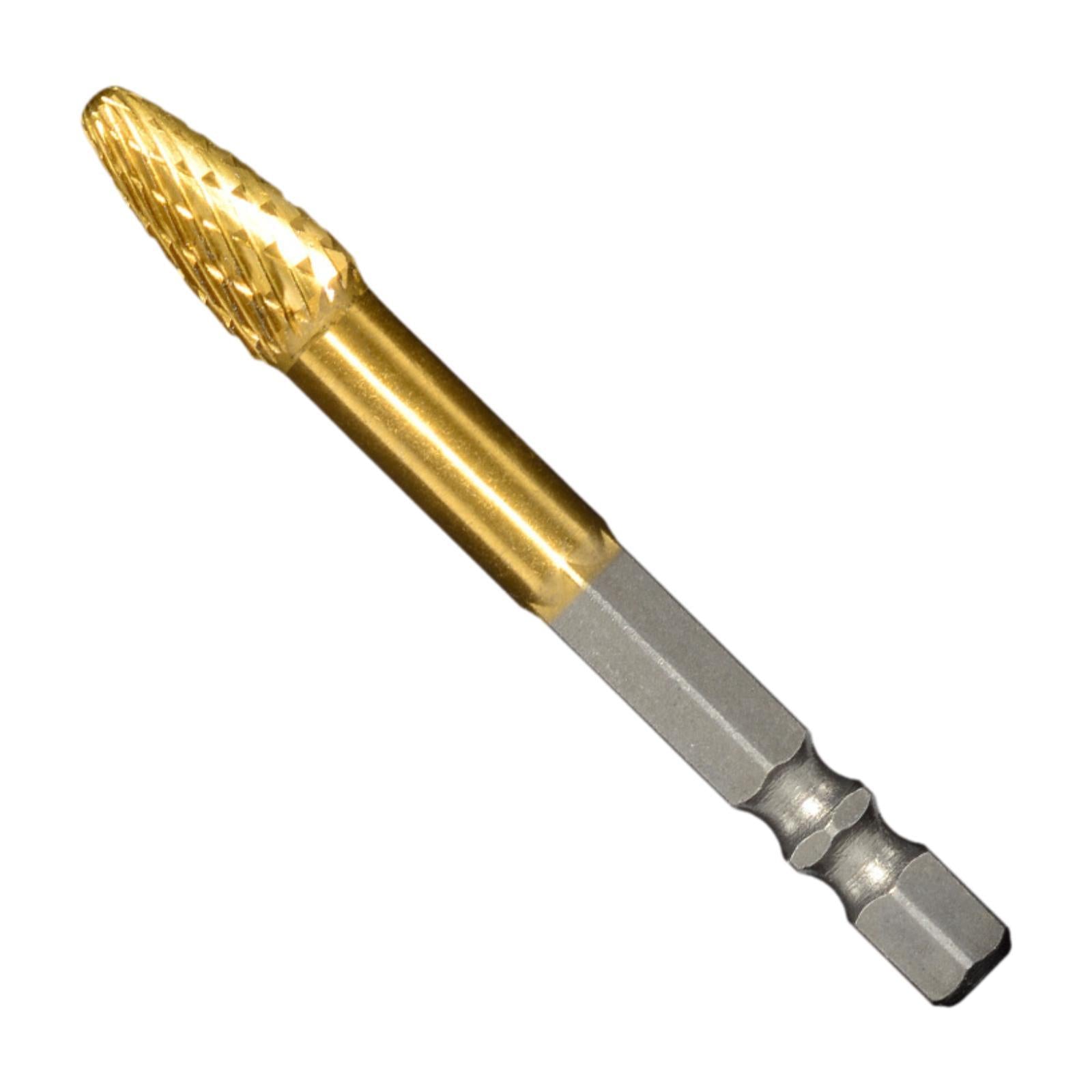 Carbide Rotary Burr Bit Sturdy Cutting Burr for Carving Drilling Woodworking Style C