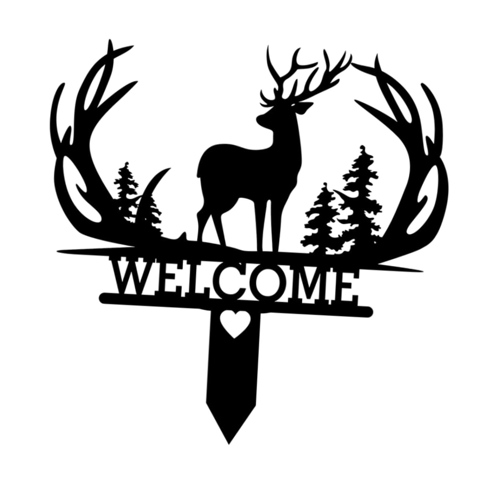 Deer Garden Stake Heavy Duty Realistic Garden Decor for Yard Patio Courtyard