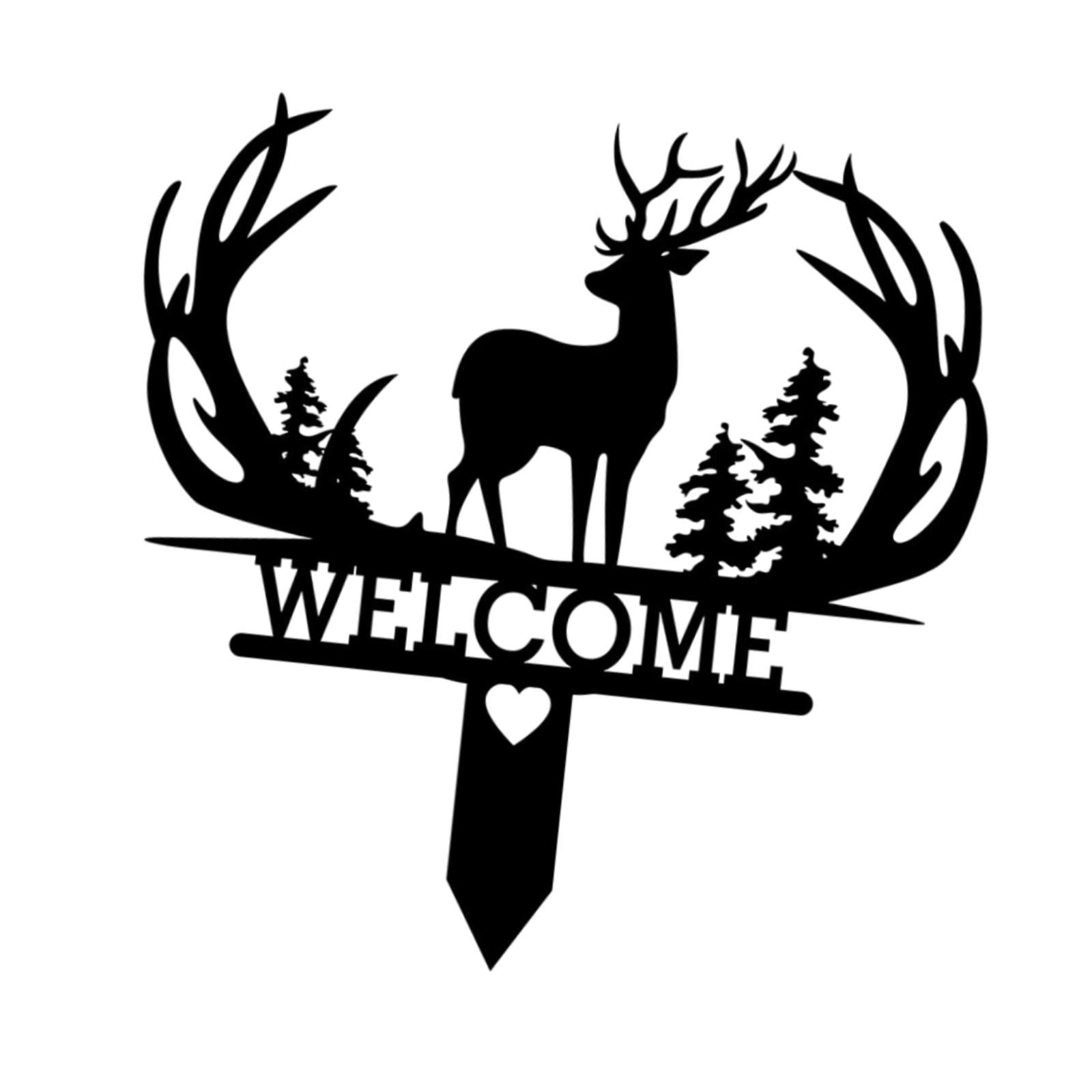 Deer Garden Stake Heavy Duty Realistic Garden Decor for Yard Patio Courtyard