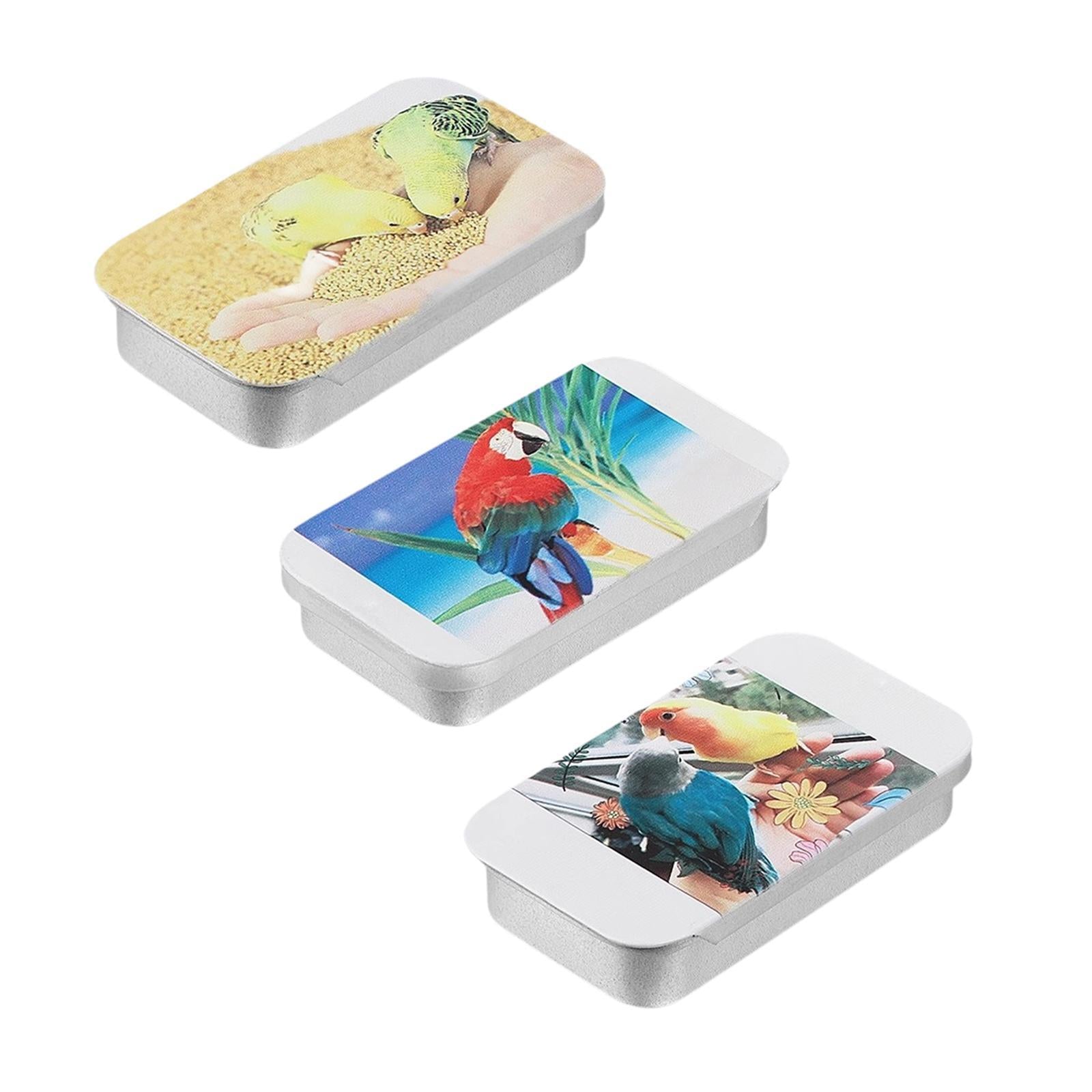 Bird Feeder Box Empty Push Pull Snack Box for Parakeet Bird Training Rodents Style A