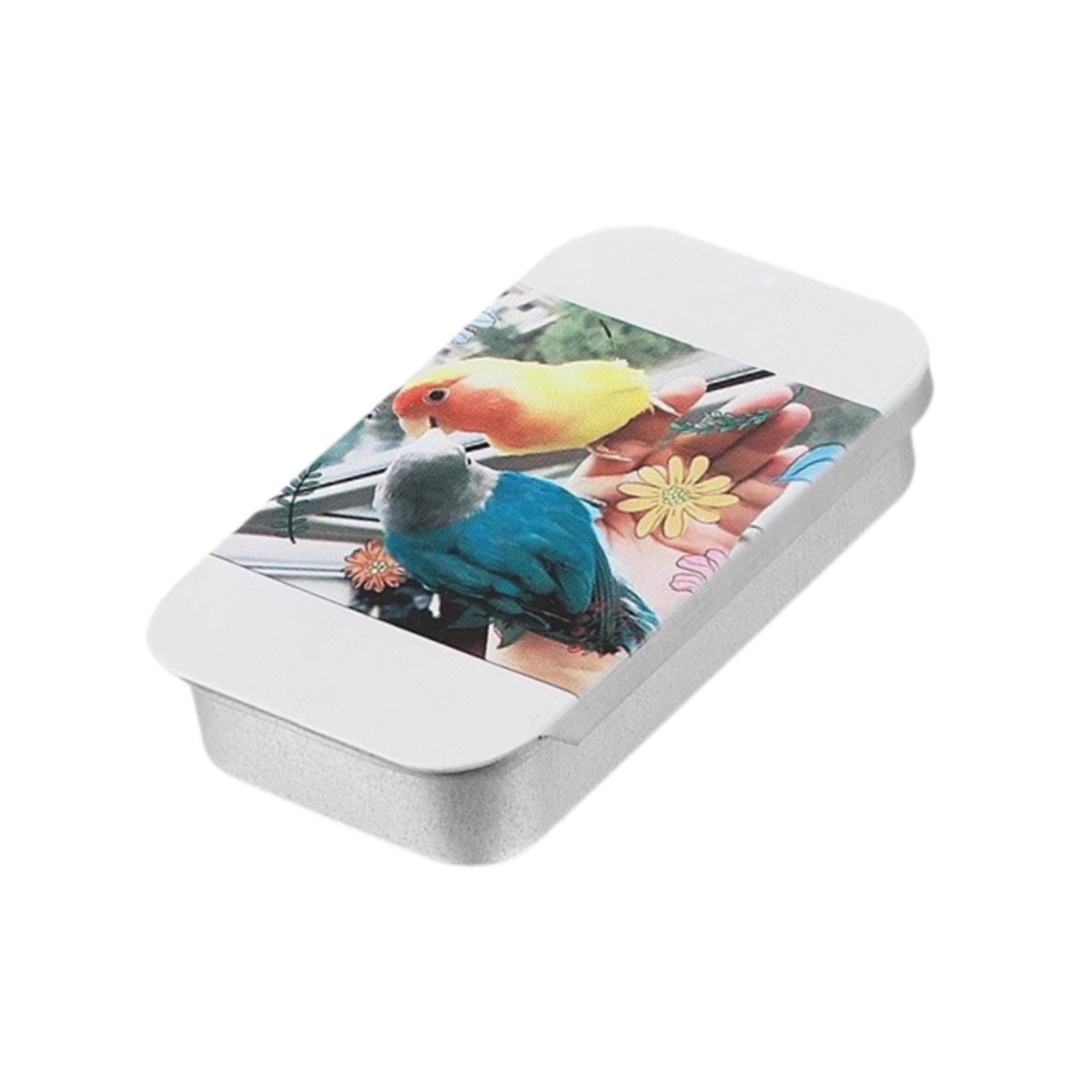 Bird Feeder Box Empty Push Pull Snack Box for Parakeet Bird Training Rodents Style C