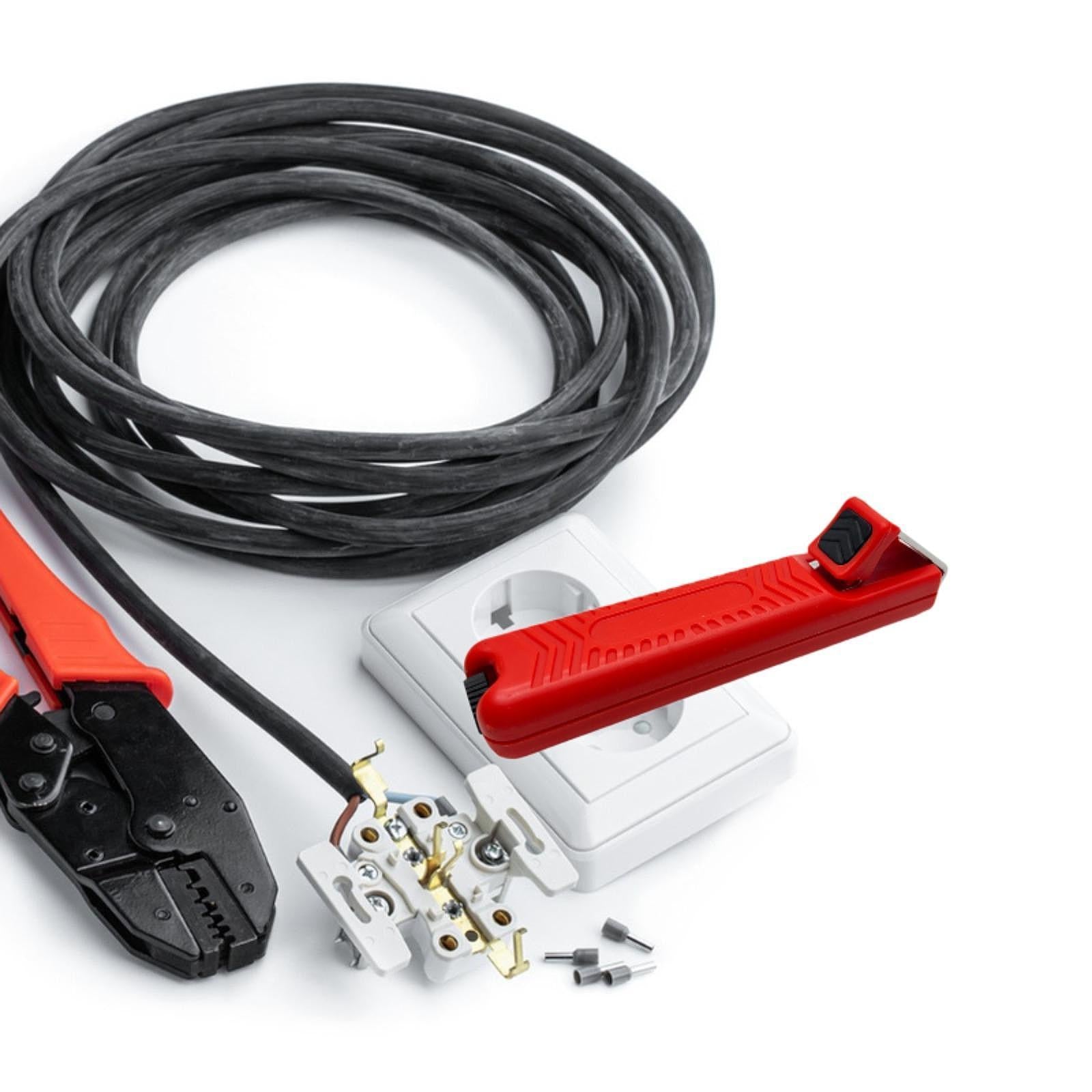 Cable Stripping Tool Non Slip Accessories Cutter for Indoor Dismantling Home for 4 to 16mm Cable